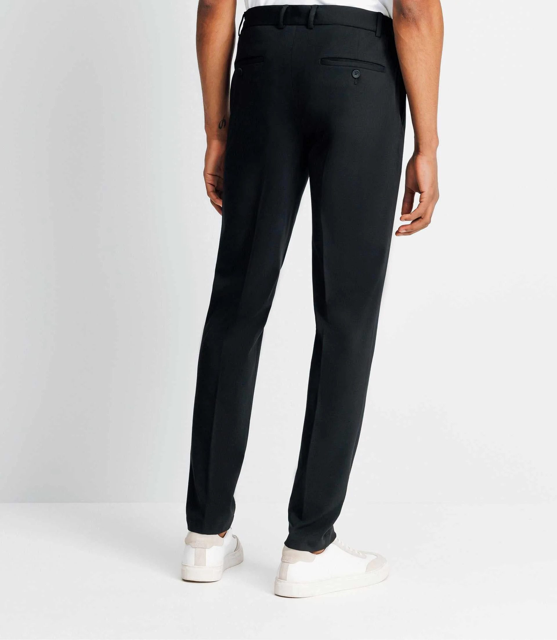 Pantalon en maille noir - Image 4