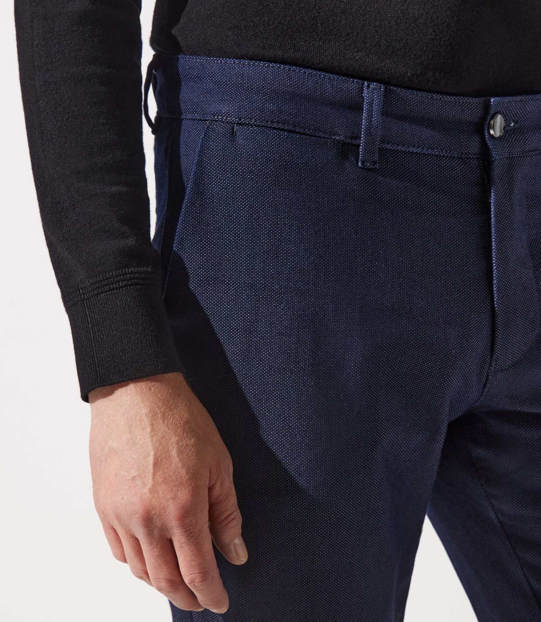 Pantalon slack urbain marine - Image 2