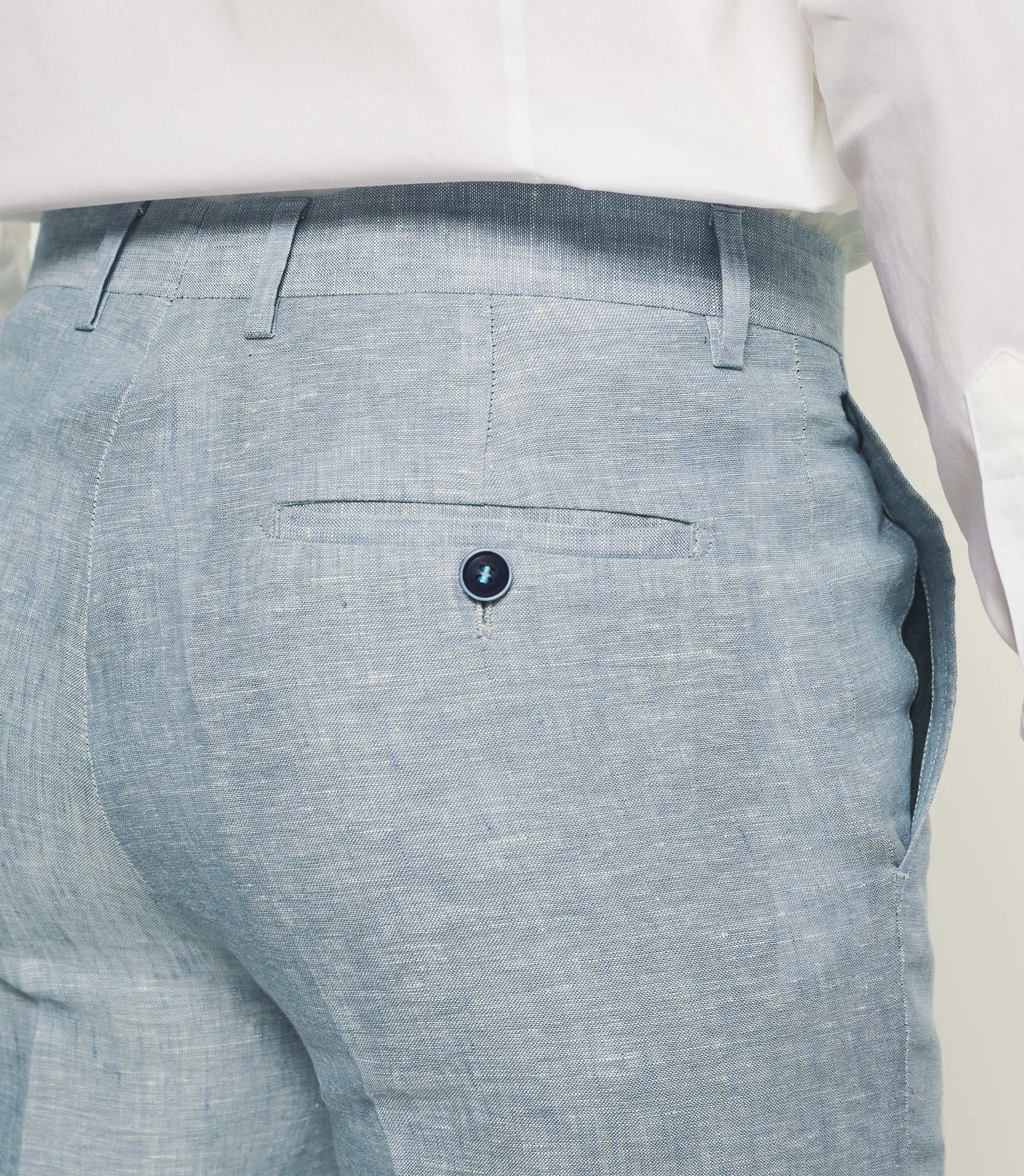 Pantalon ville bleu ciel "Bieloc" - Image 4