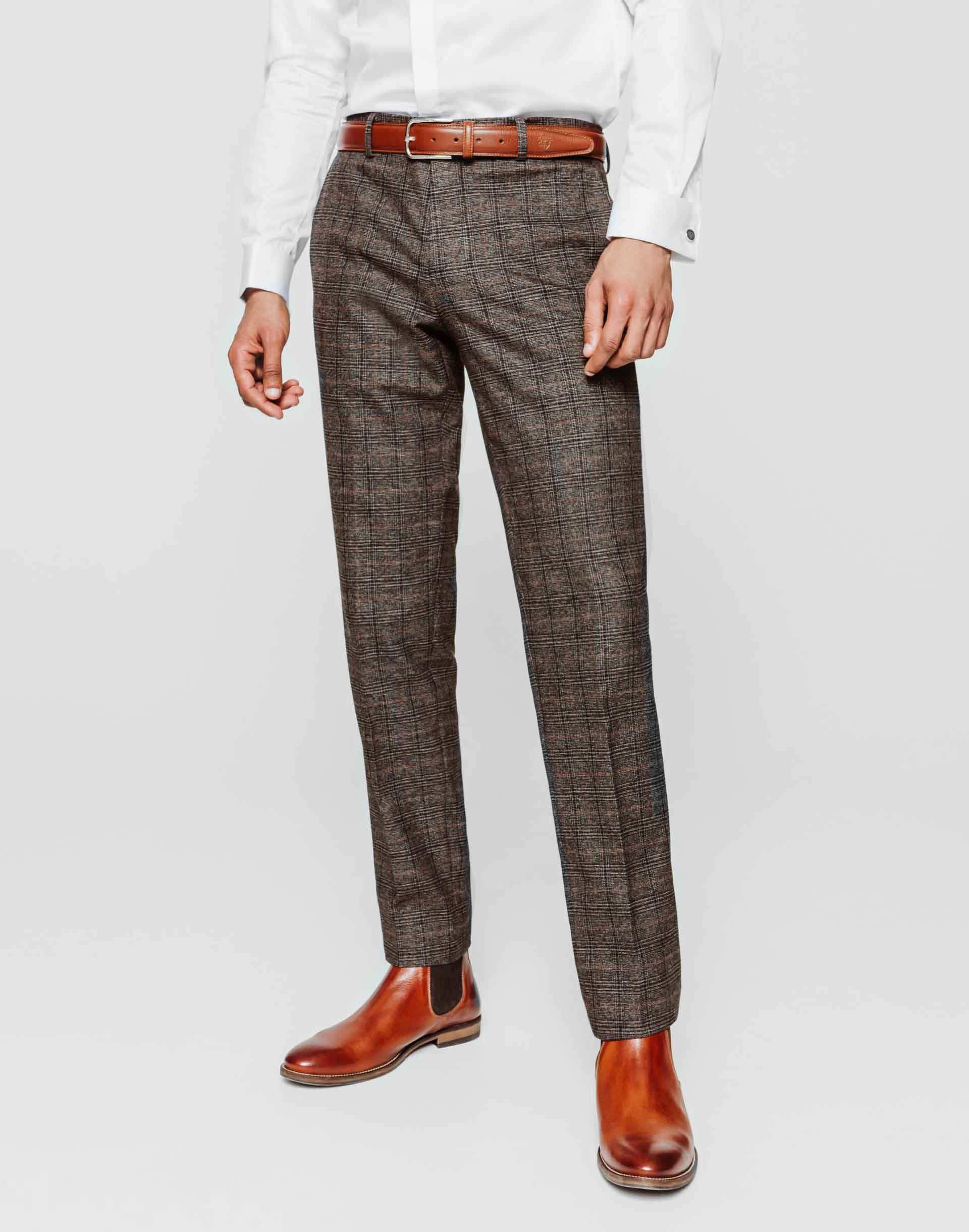Pantalon ville marron - Image 3