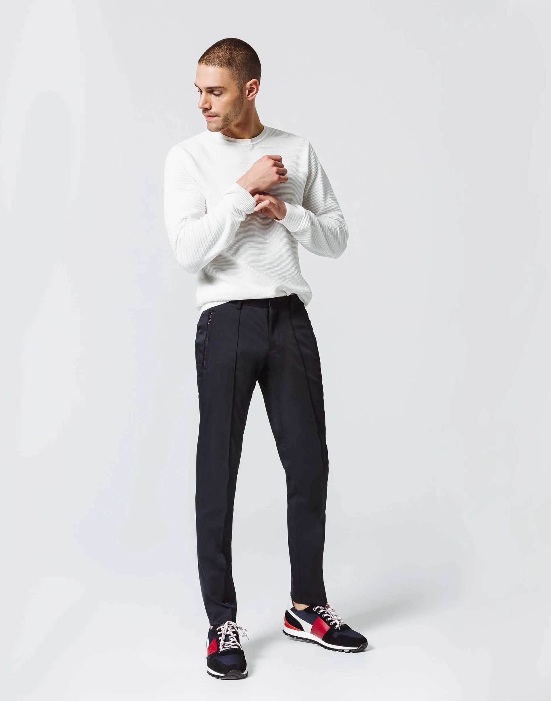 Pantalon Ville Navy Basique - Image 2