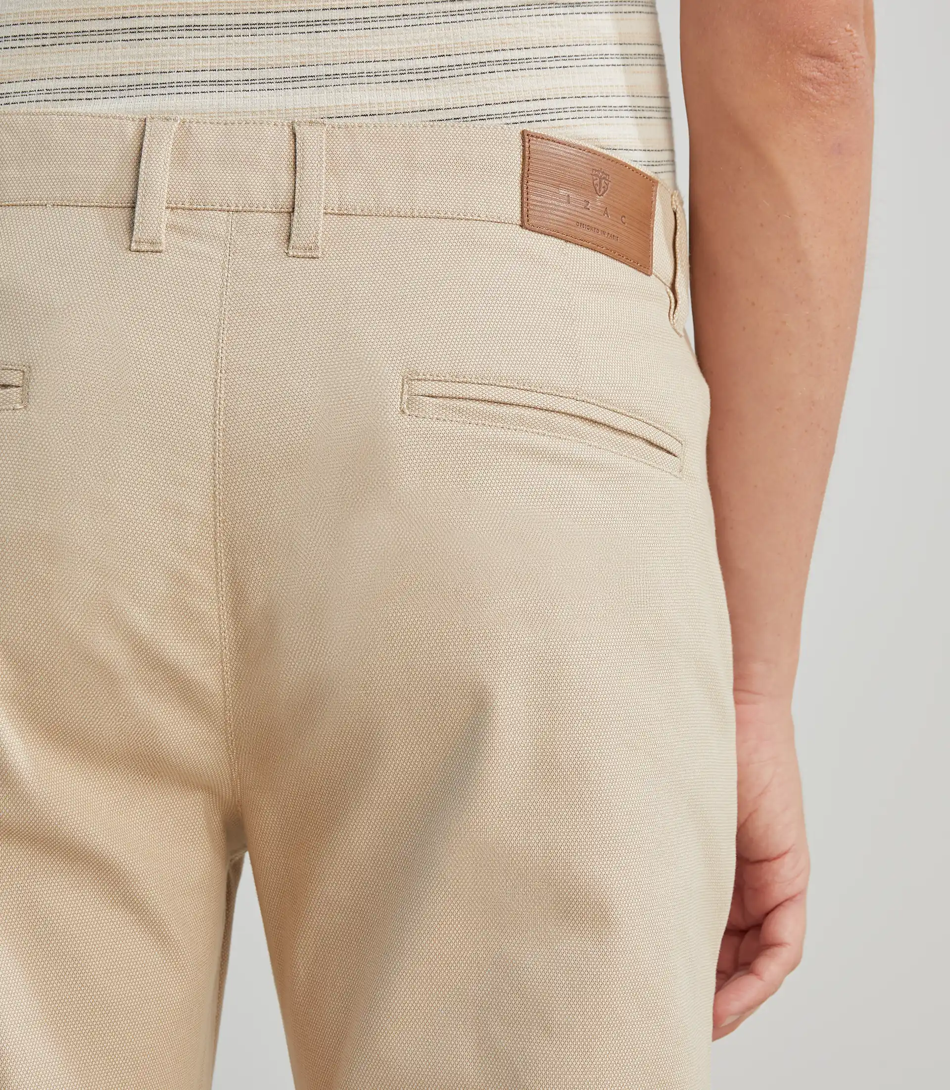 Pantalon armuré beige clair - Image 3