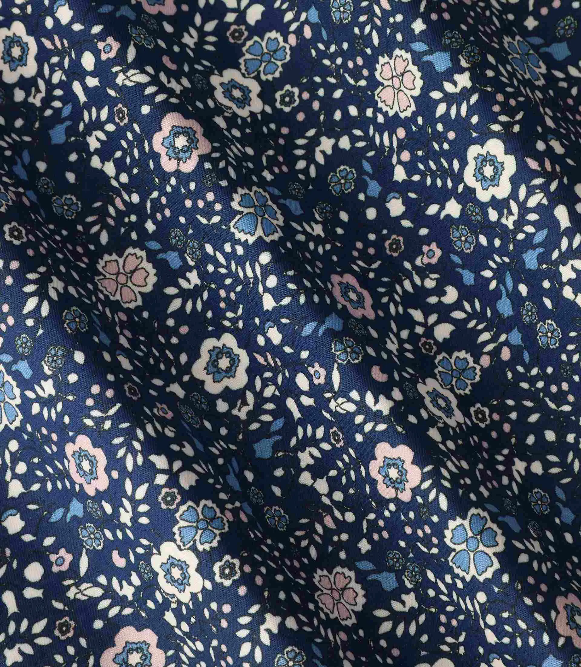 Pochette à fleurs bleue - Image 2