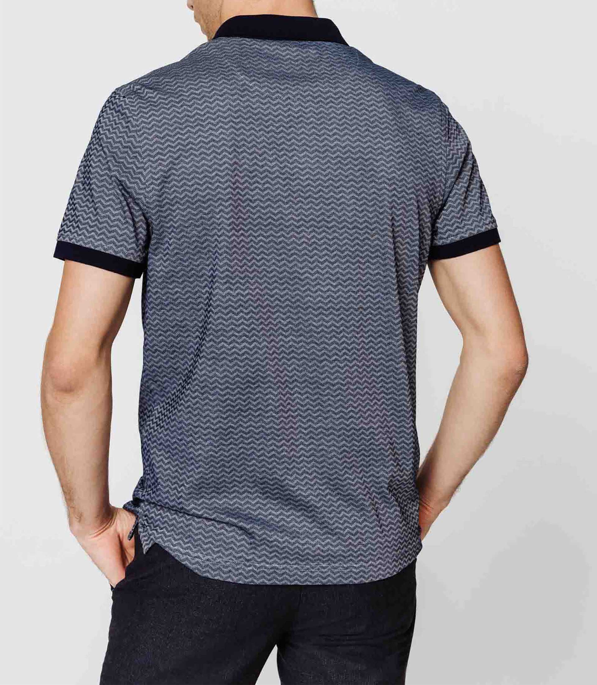 Polo jacquard fantaisie - Image 2