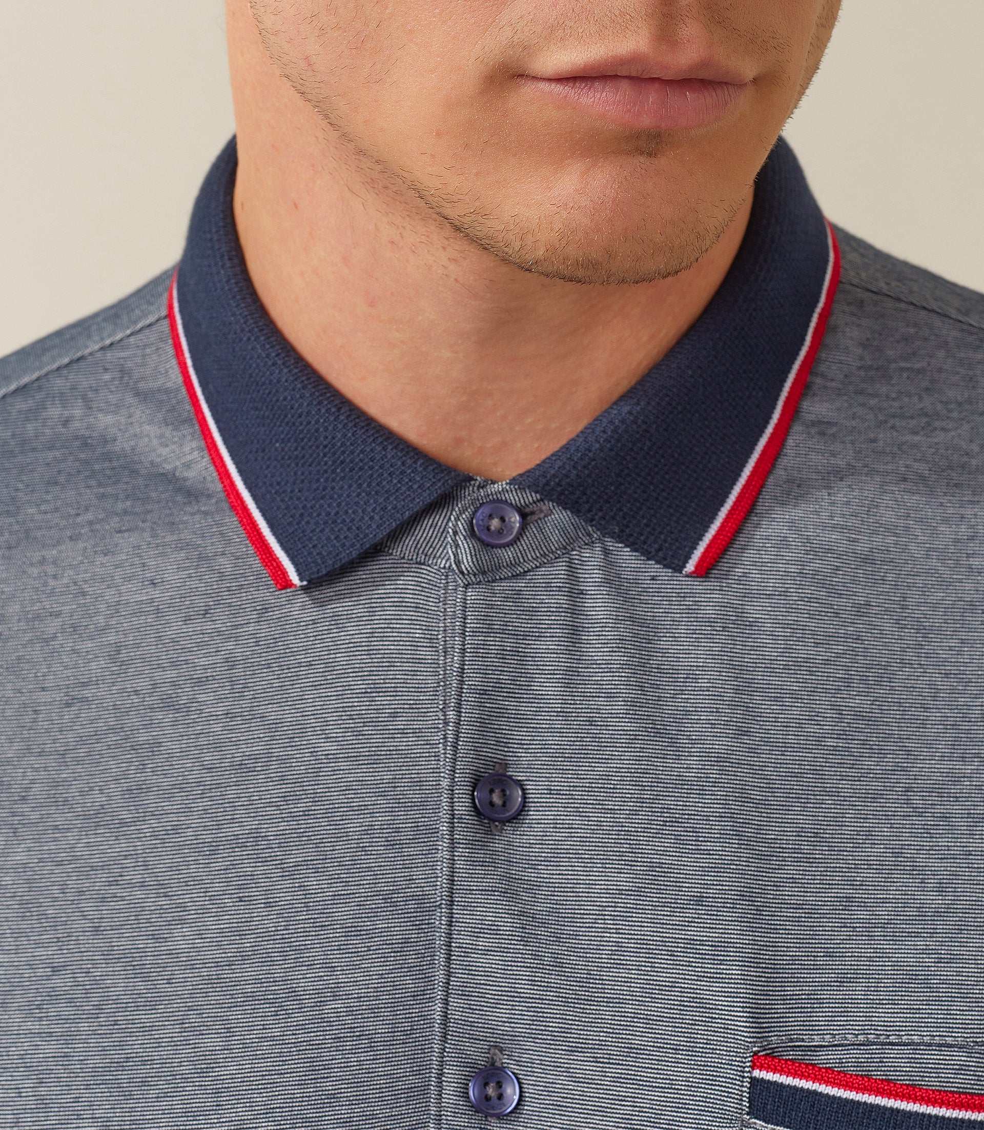 Polo jersey marine "Rally" - Image 2