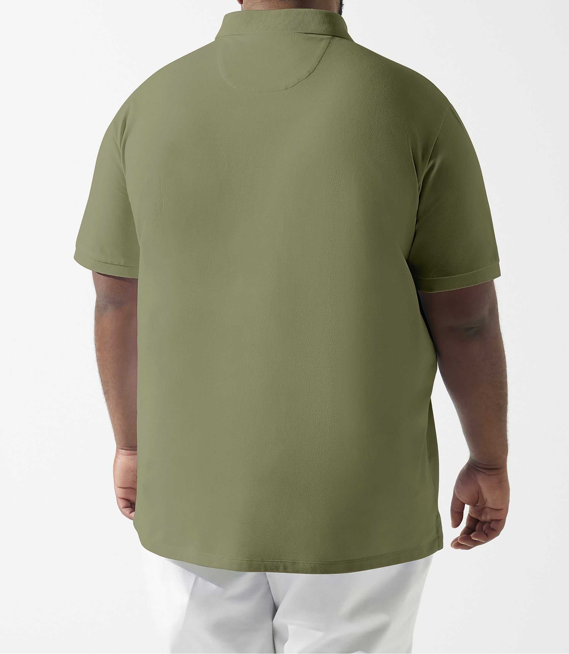 Polo uni kaki GREGORBT - Image 2