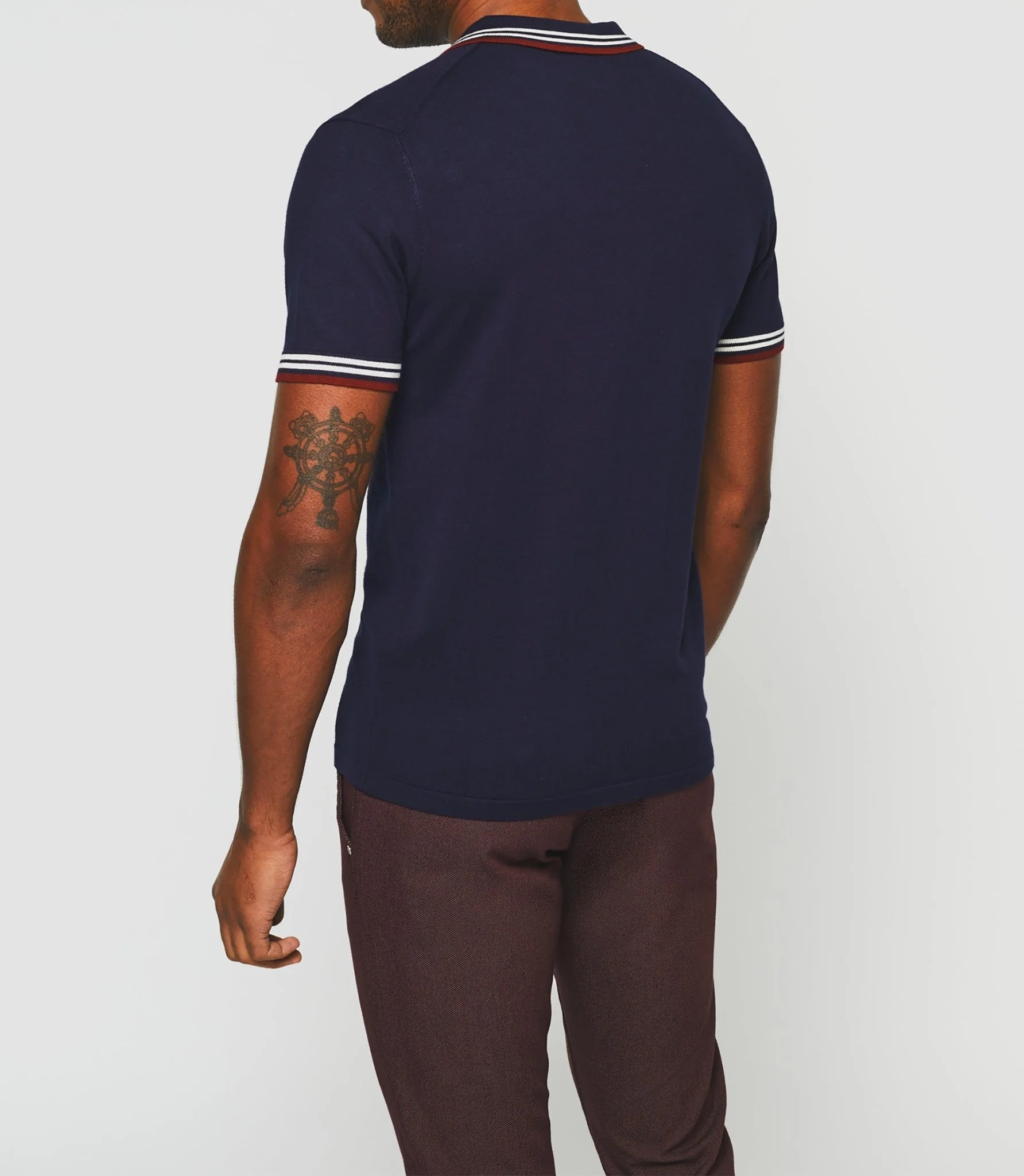 Polo manches courtes marine "Gerald" - Image 5