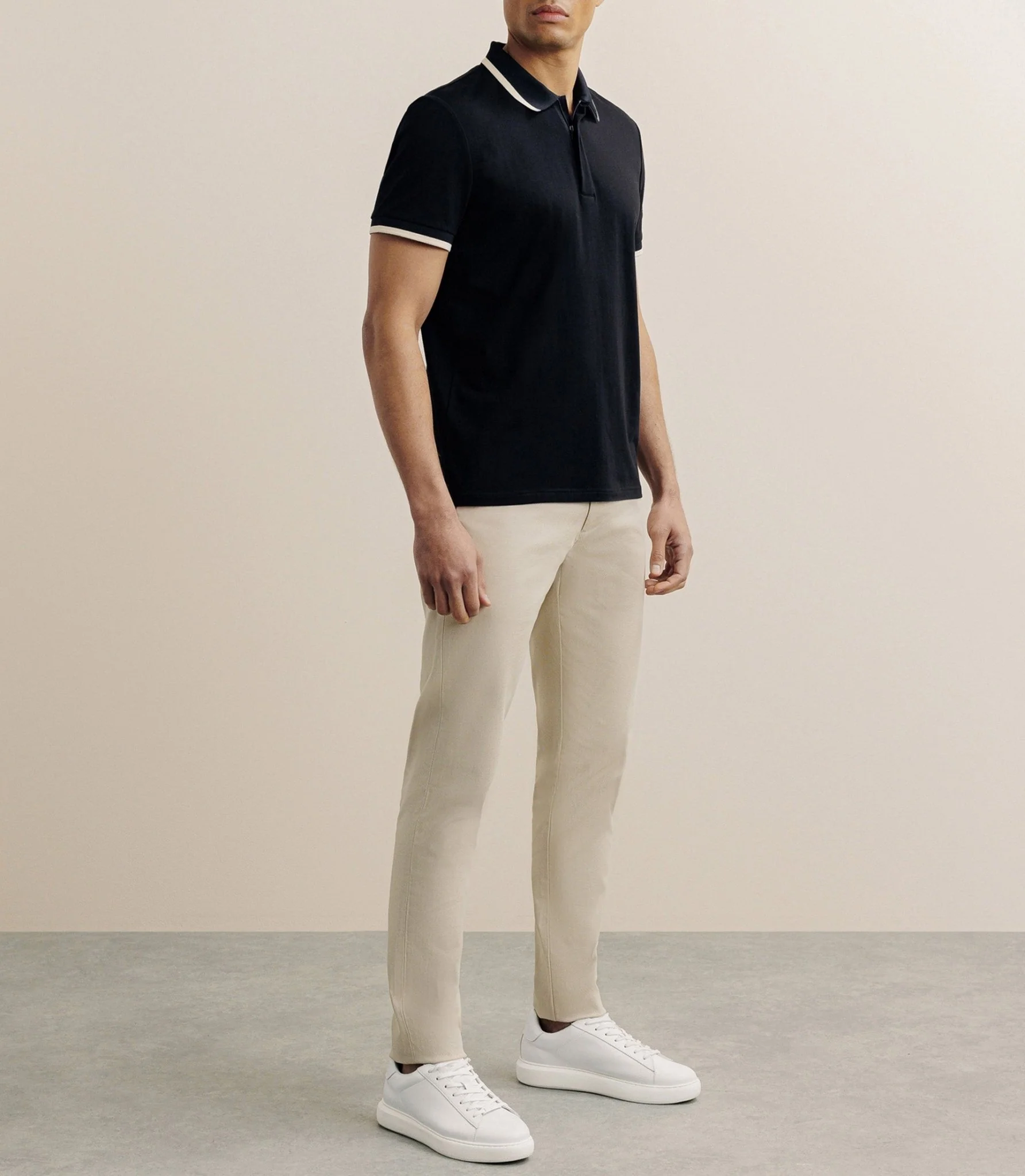 Polo zip noir - Image 3