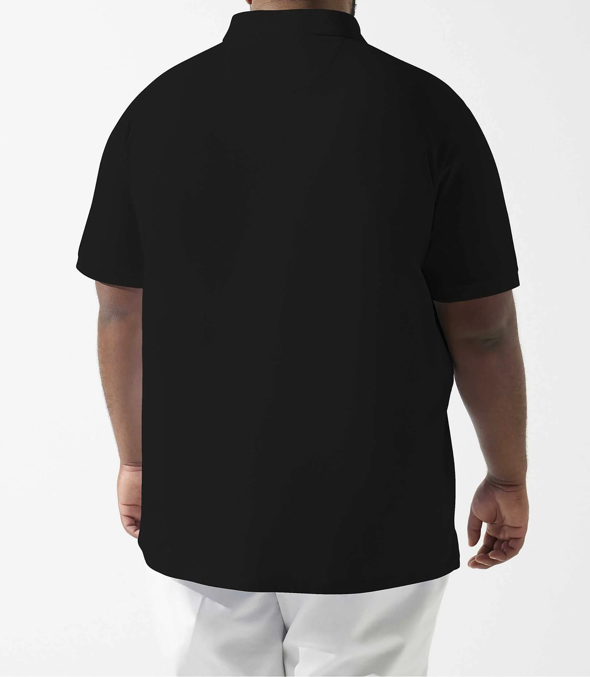 Polo uni noir GREGORBT - Image 2