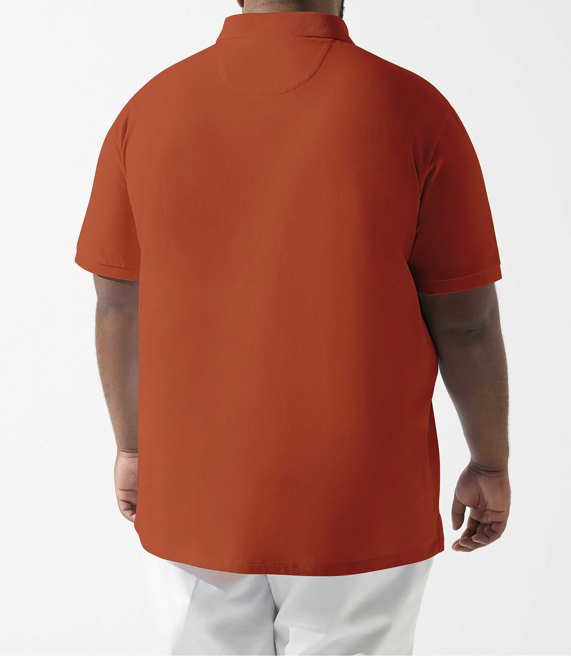 Polo uni terracotta GREGORBT - Image 2