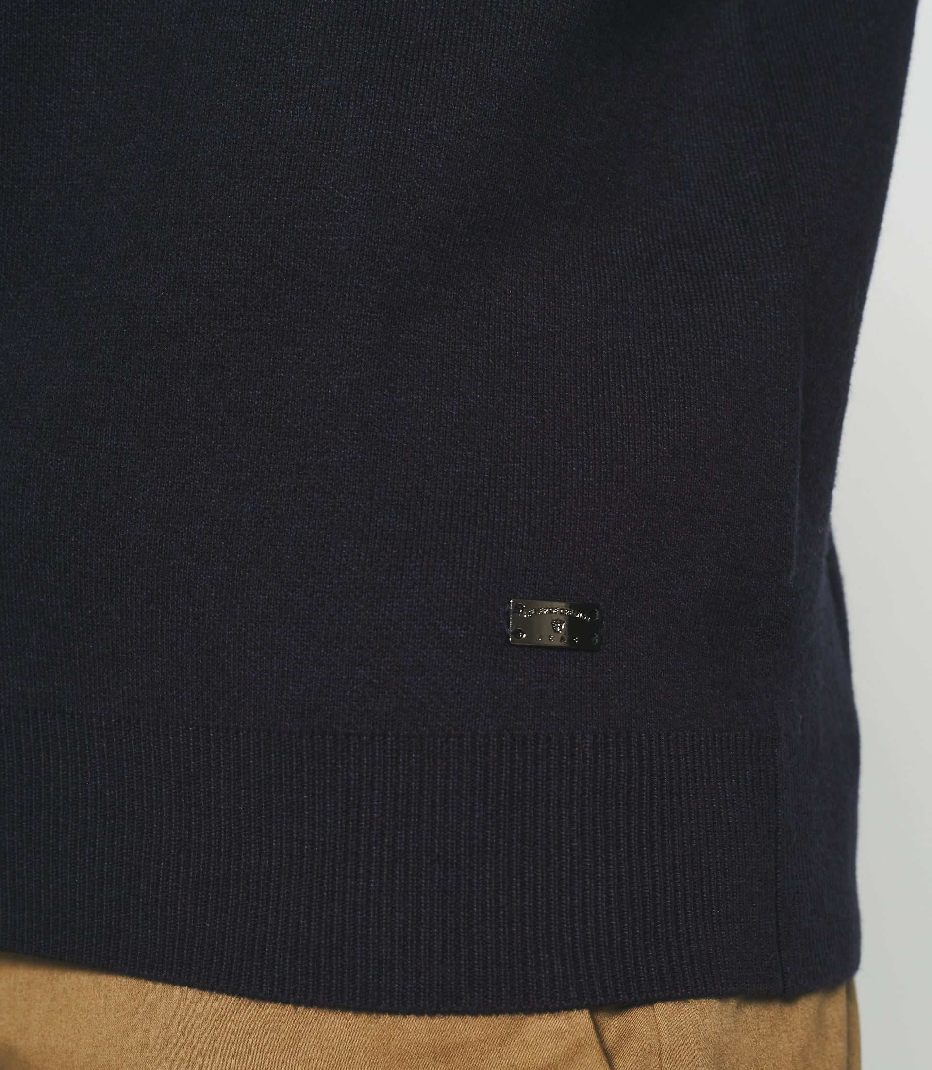 Pull col rond marine BRAD - Image 4