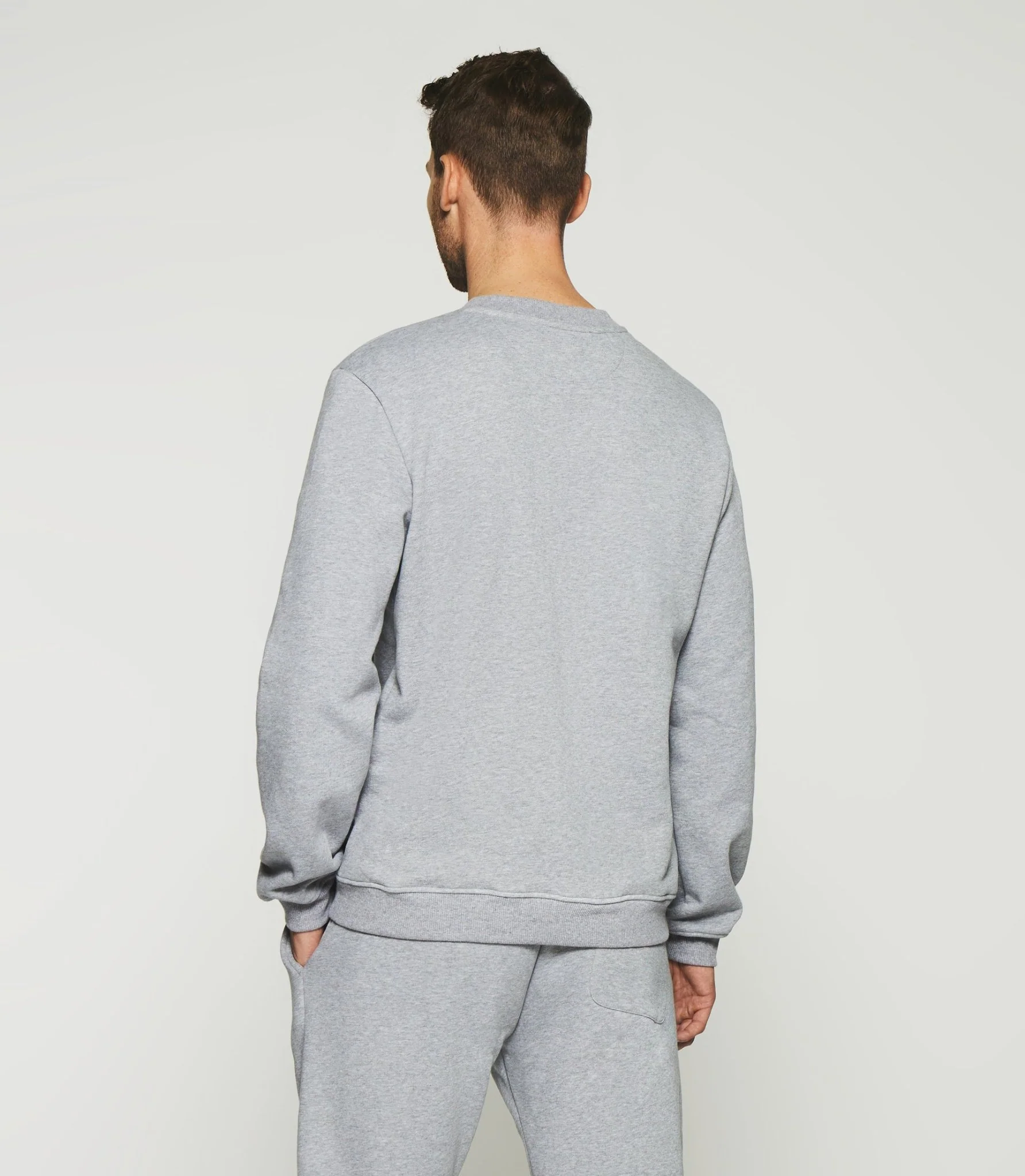 Sweat avec logo gris chiné SWDEVON - Image 2