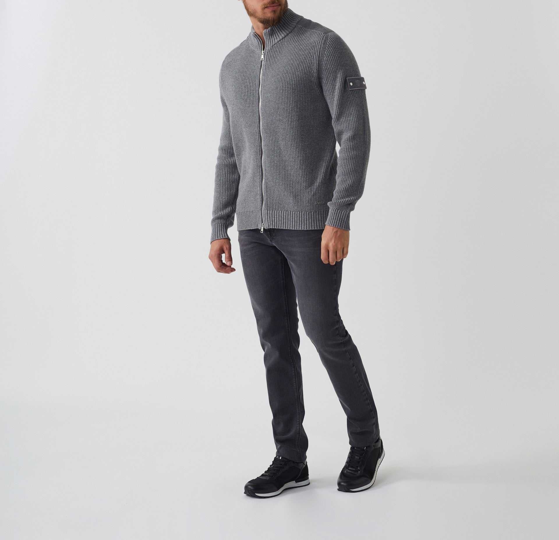 Gilet zippé gris "SWsami"