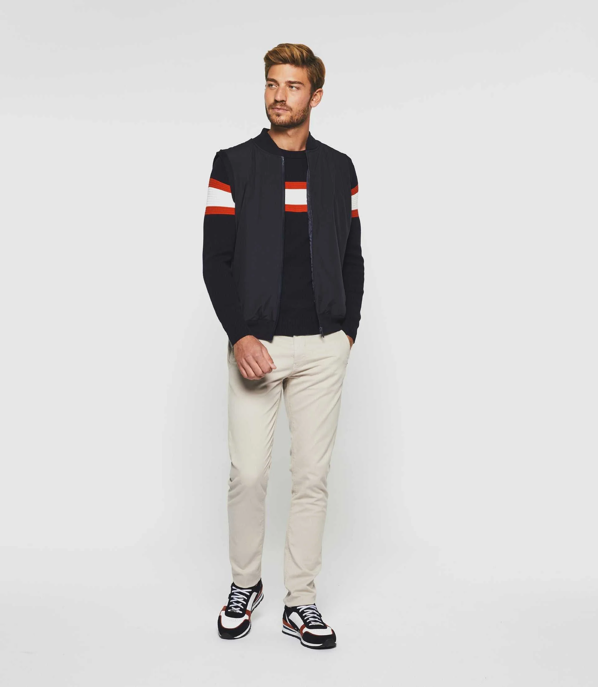 Veste zippée sans manches marine "Swdjibrill" - Image 3