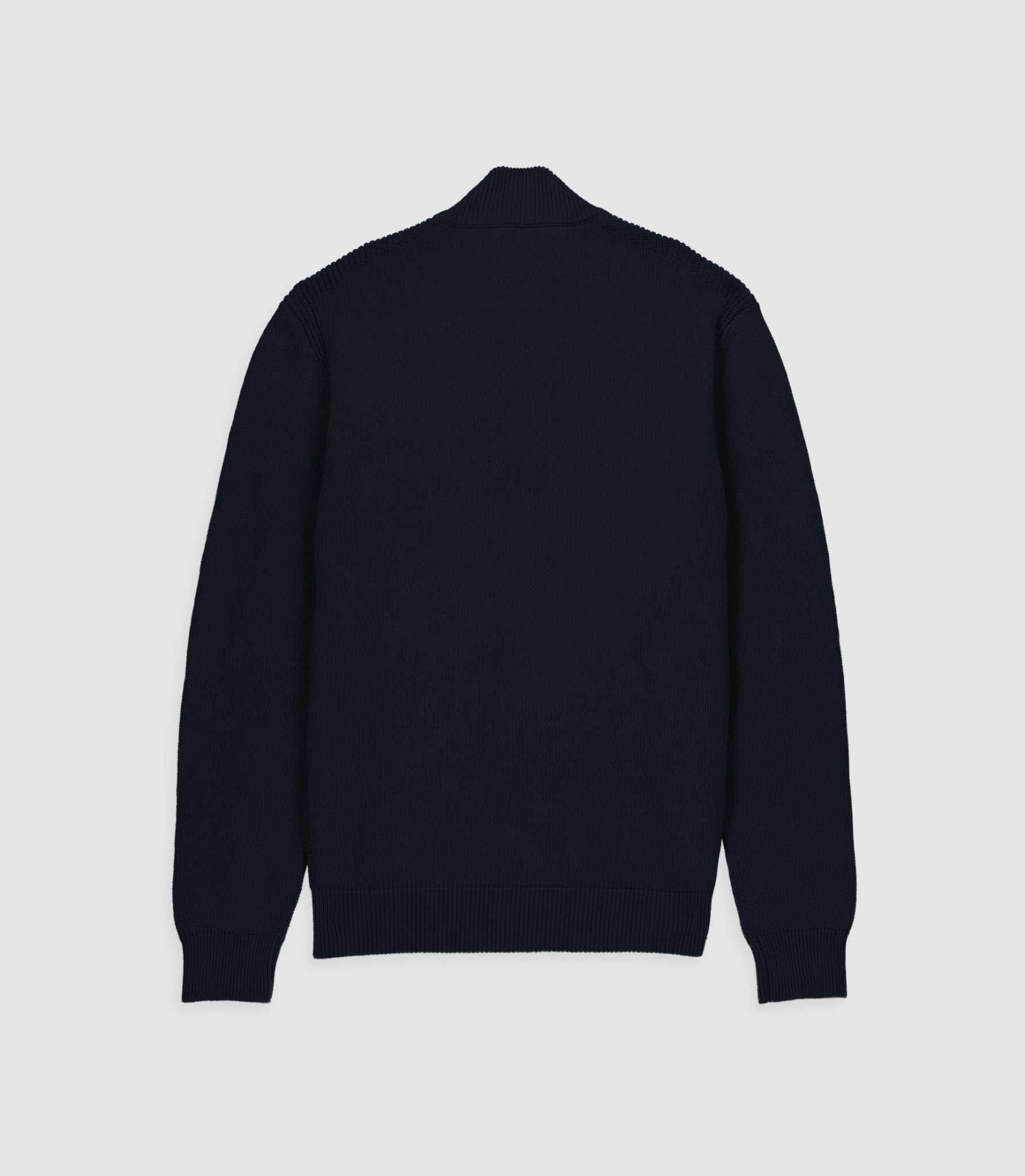 Gilet zippé marine BEN - Image 2