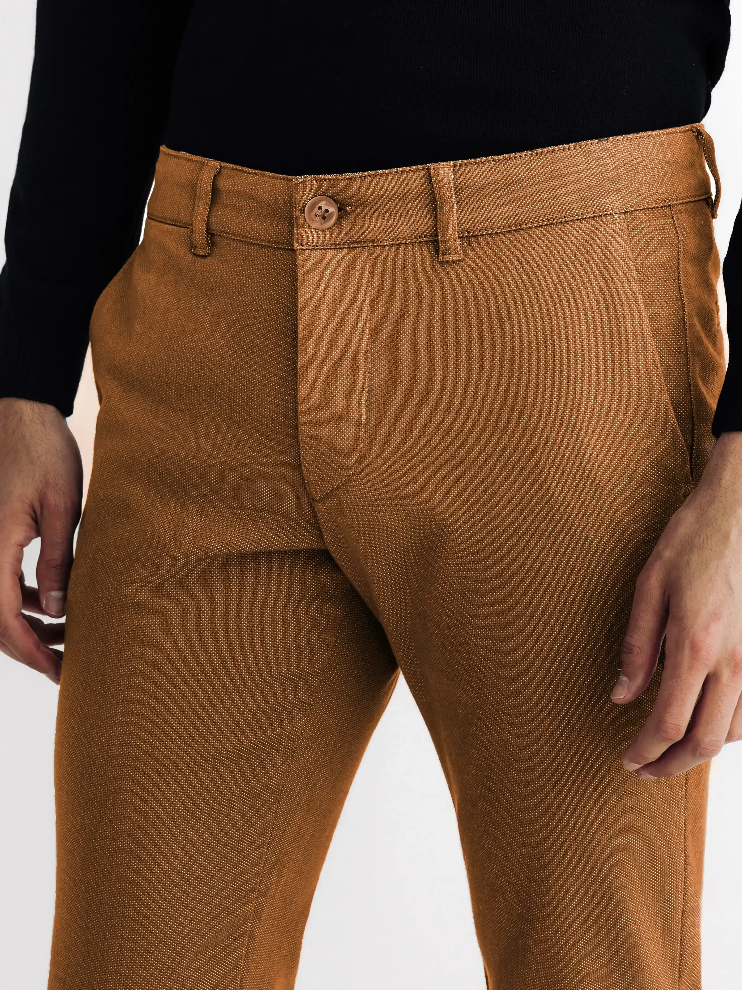 Pantalon armuré camel - Image 2