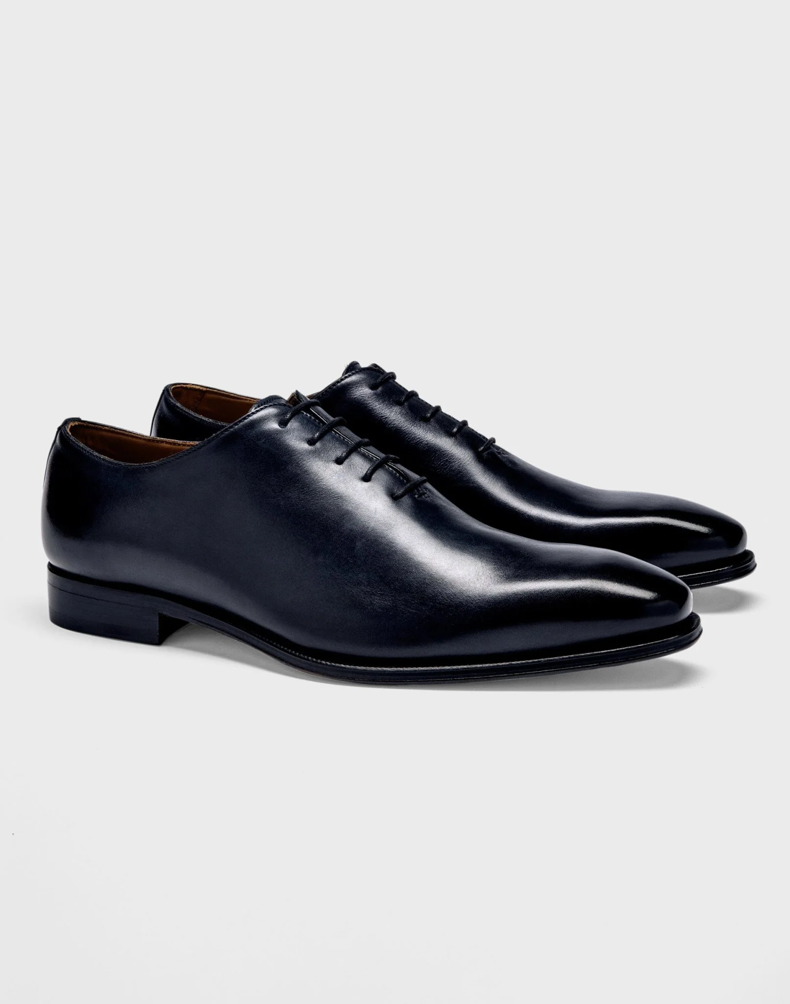 Richelieu cuir bleu "Elyas" - Image 3
