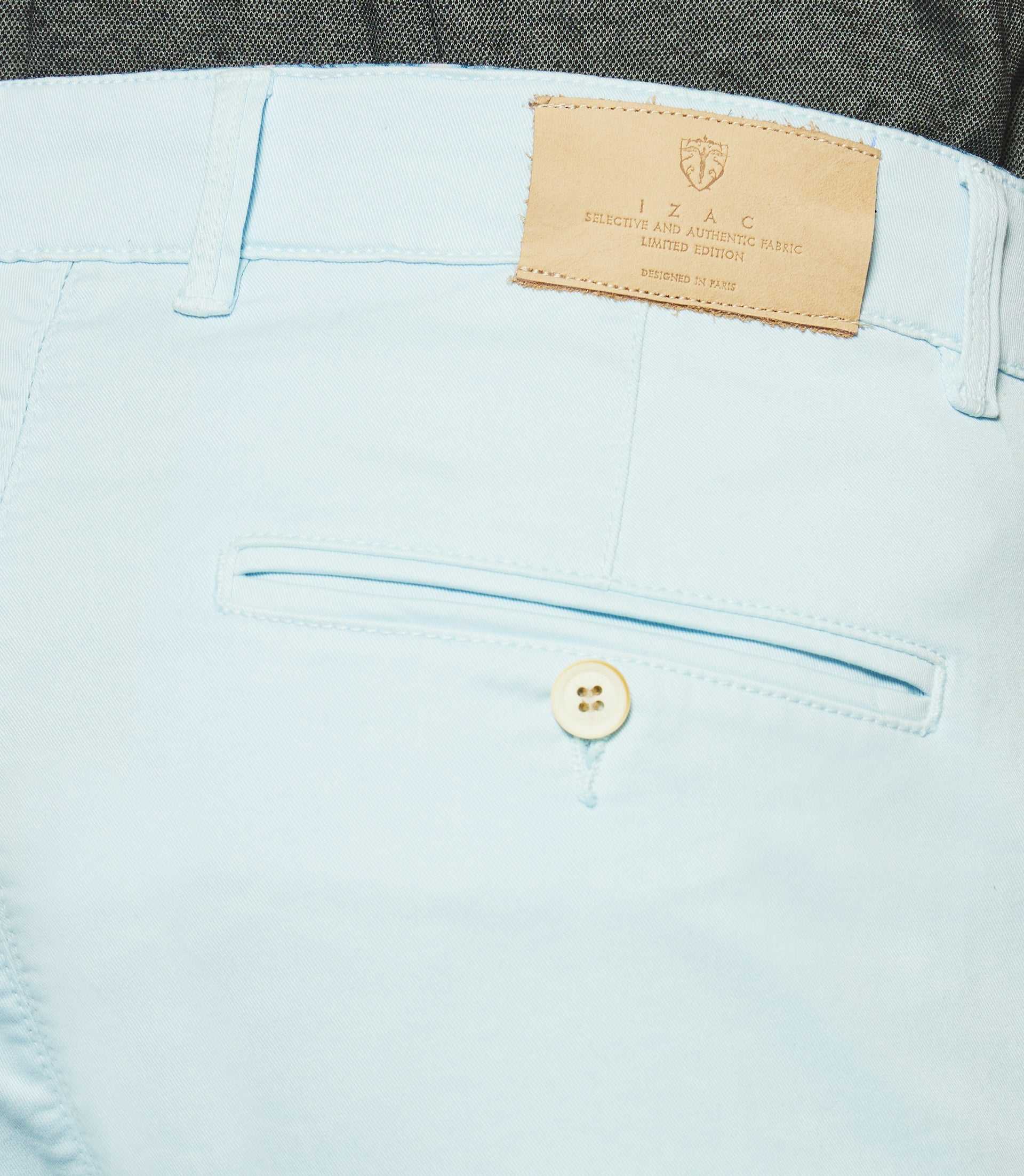 Pantalon slack slim bleu ciel - Image 2
