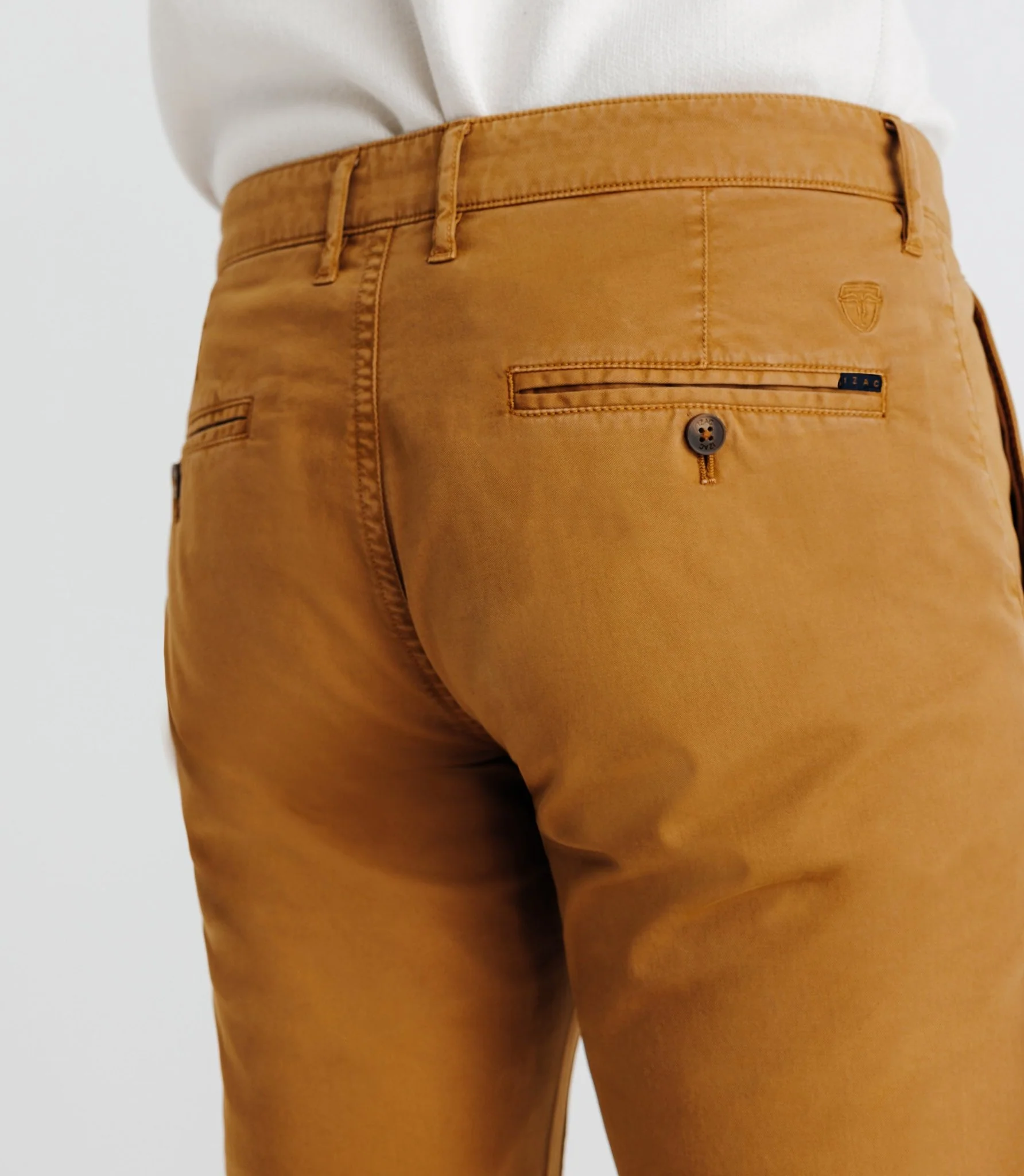 Pantalon chino camel - Image 3