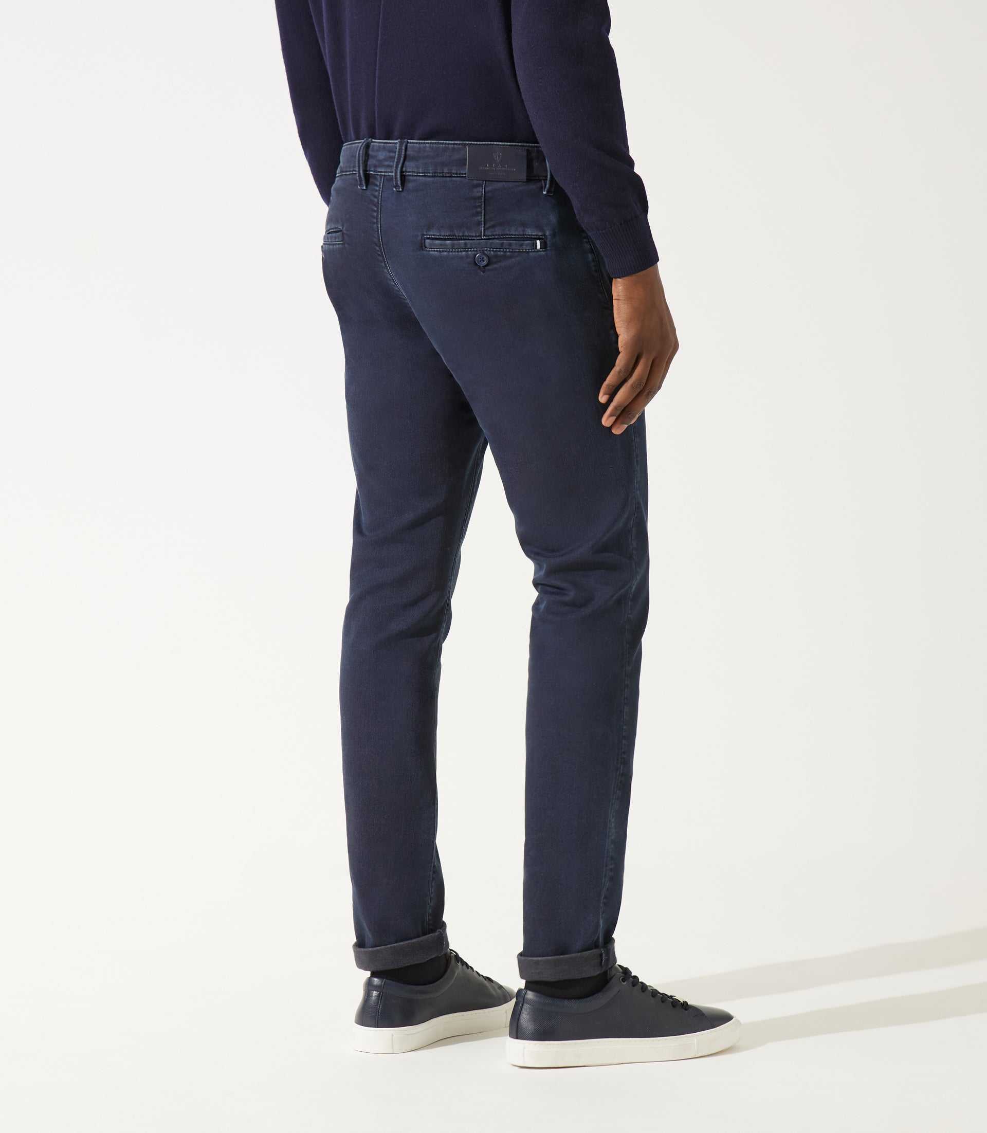 Pantalon chino marine VAILLEBT - Image 2