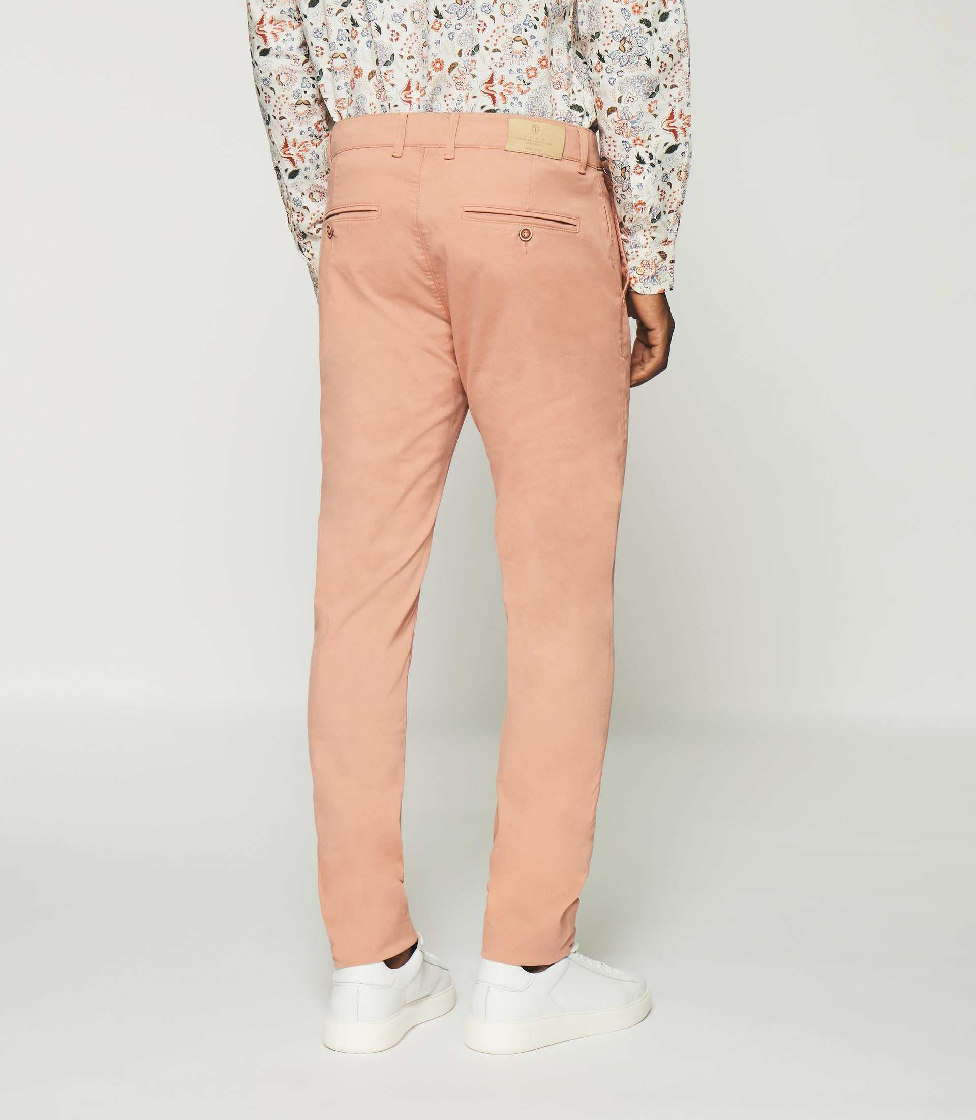 Pantalon slack slim rose PACHELOR - Image 2
