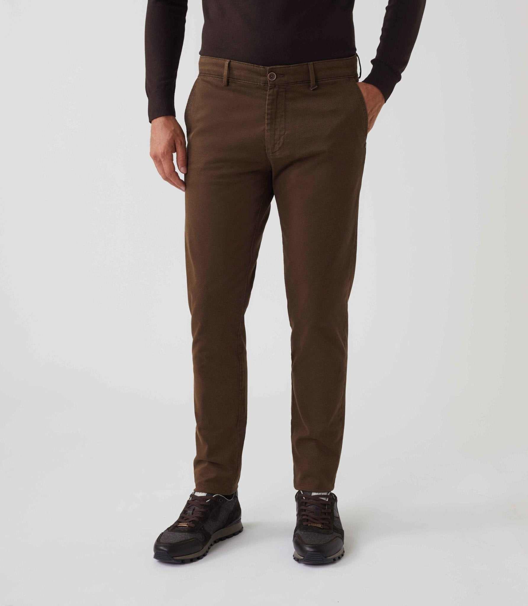 Pantalon casual marron "Manhattan"