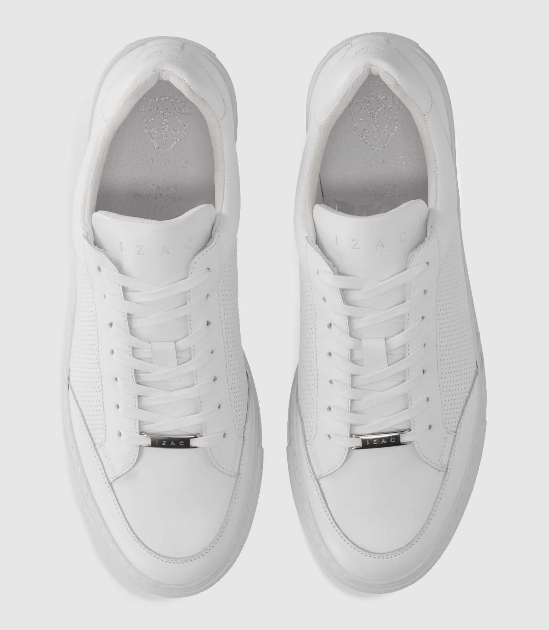Sneakers en cuir blanches ERIC - Image 3