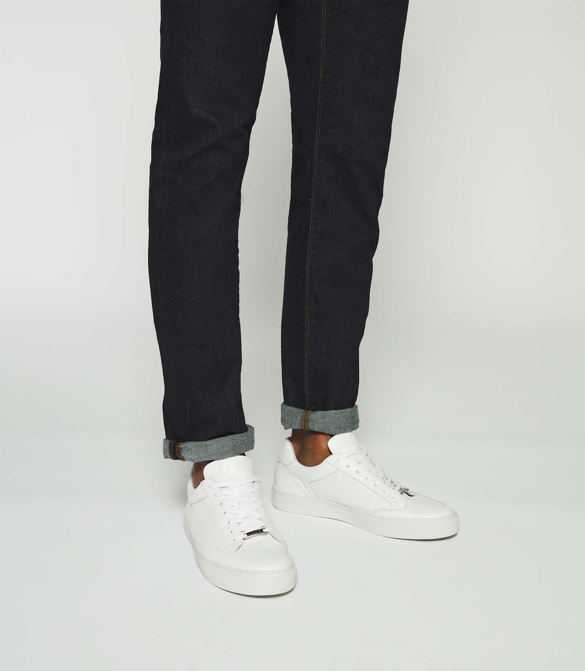 Sneakers en cuir blanches ERIC - Image 5