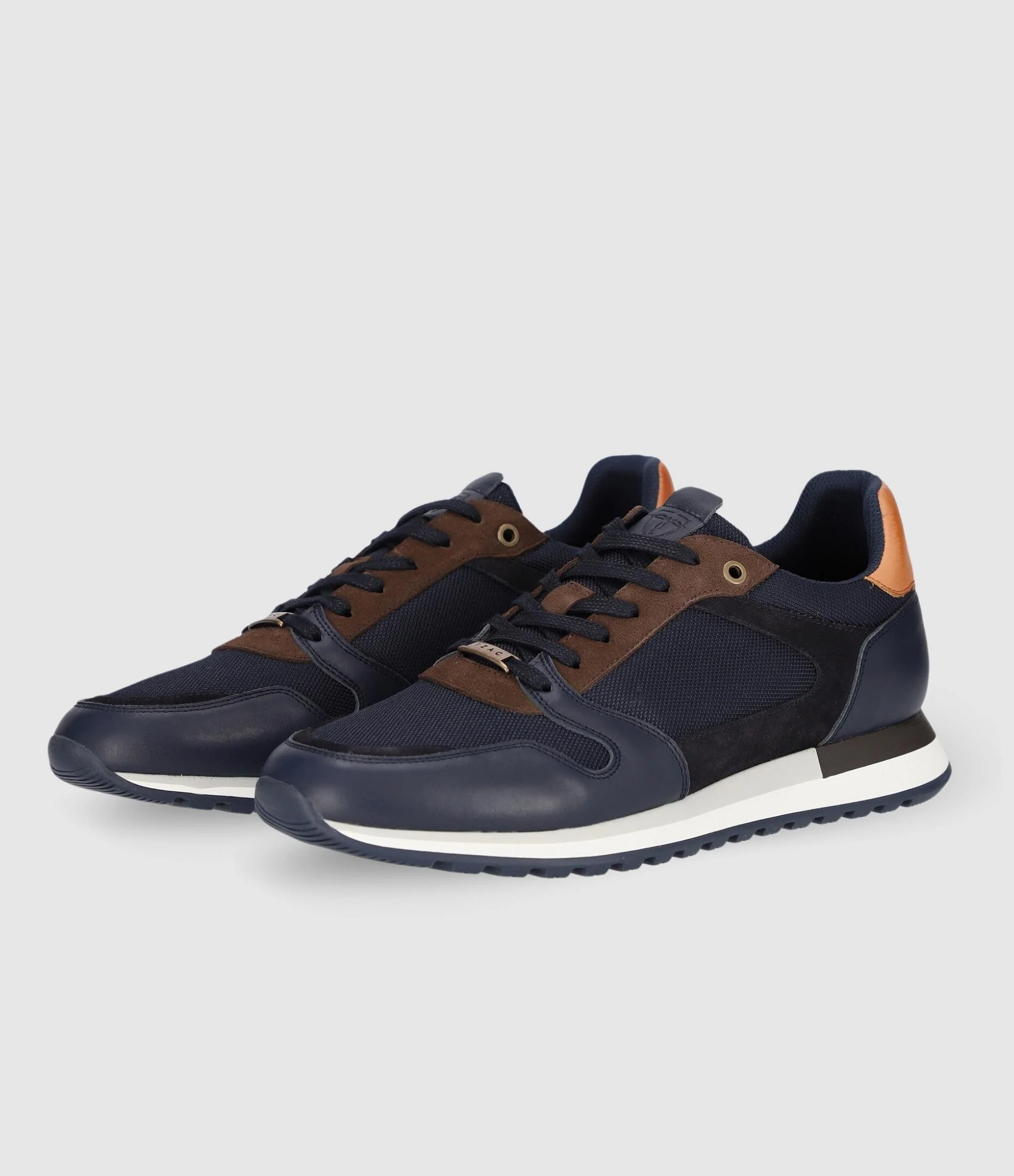 Sneakers suede et textile marine ORLAND - Image 3