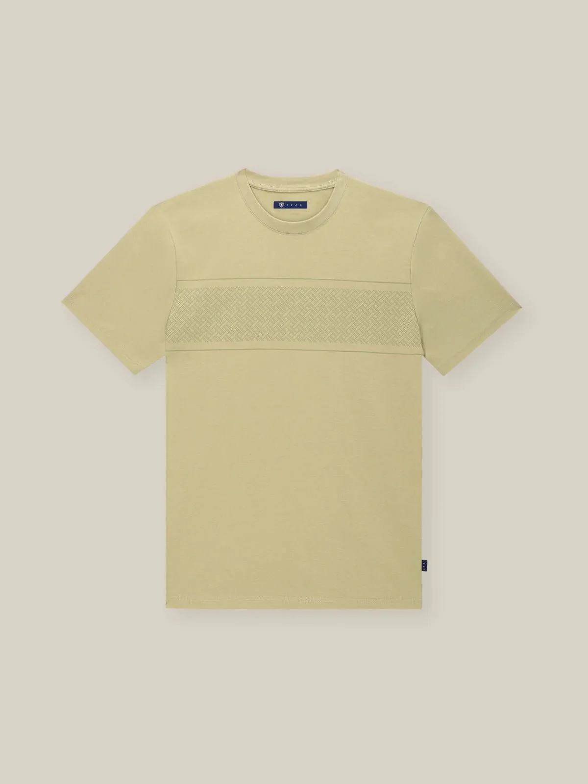 T-shirt Ă poche kaki clair