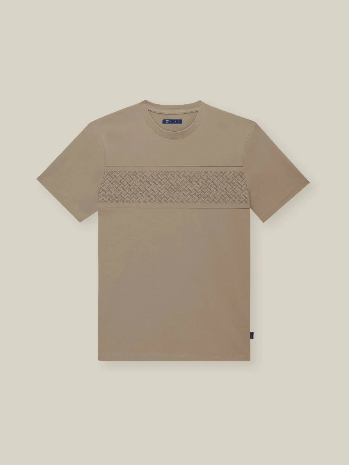 T-shirt à poche marron