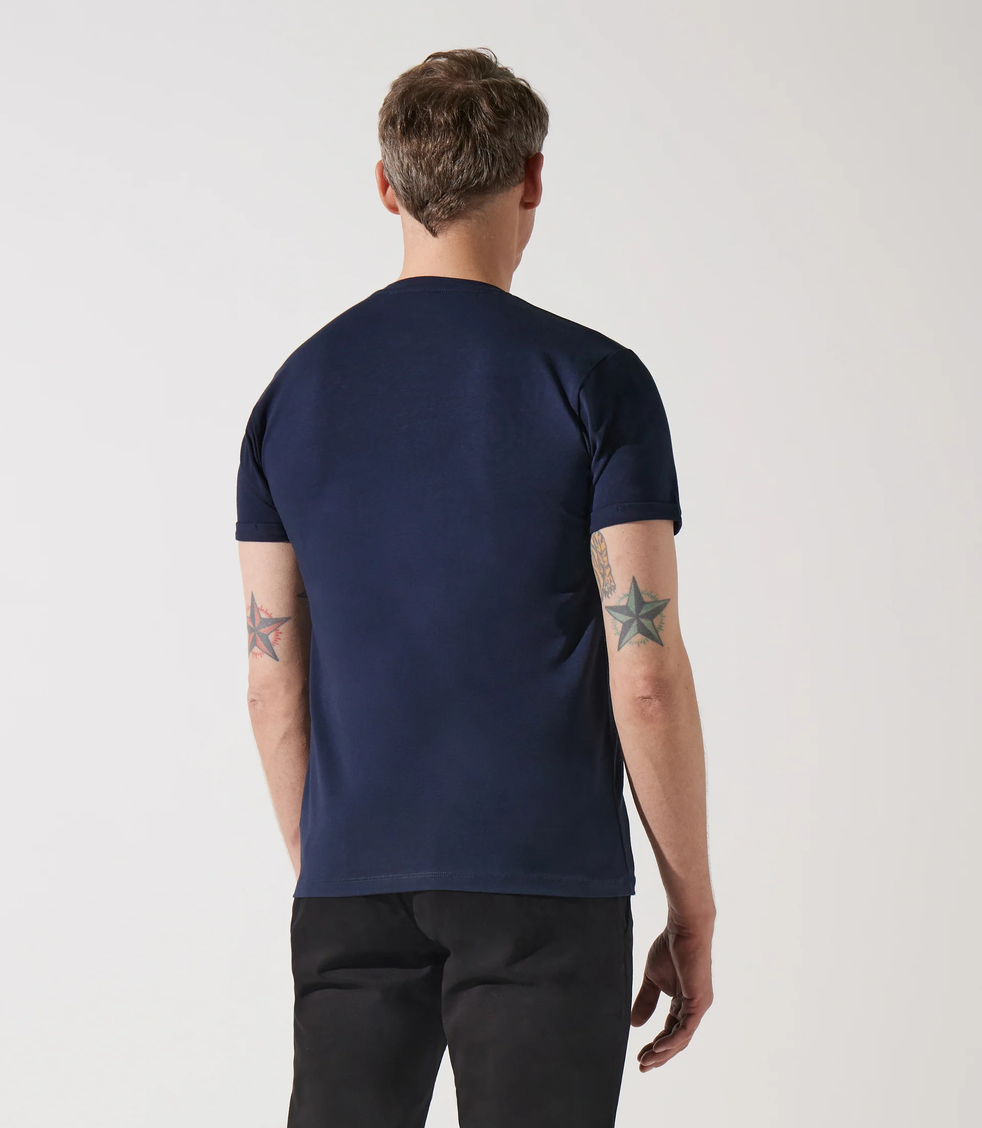 T-shirt en coton marine - Image 2