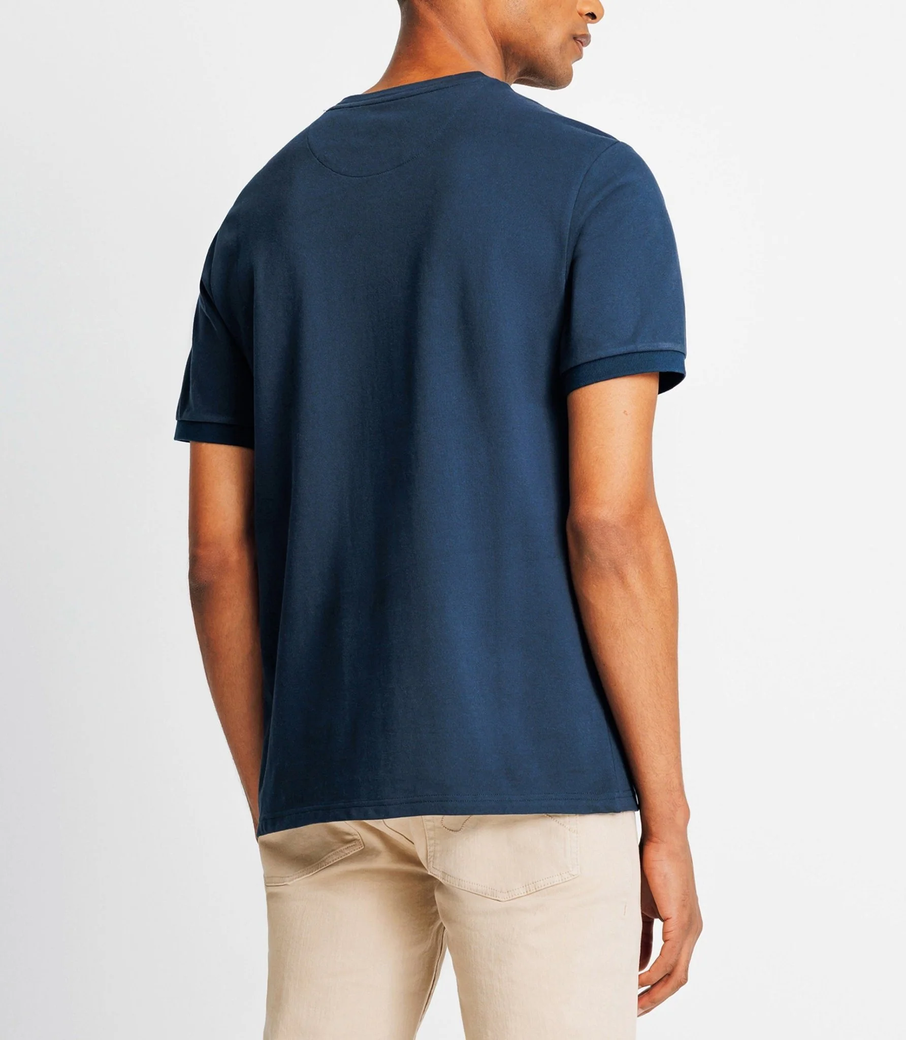 T-shirt avec poche zippée marine - Image 3