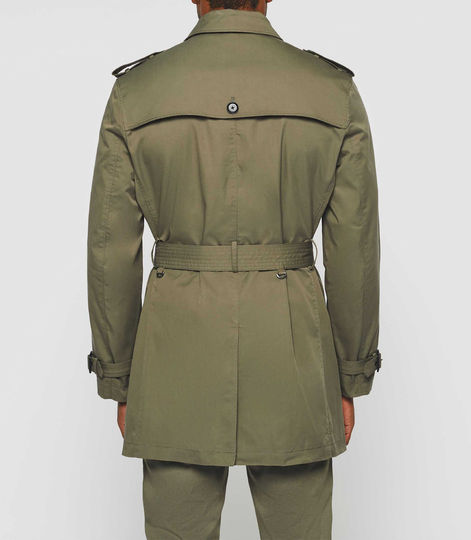 Trench croisé kaki "Hamilton" - Image 5