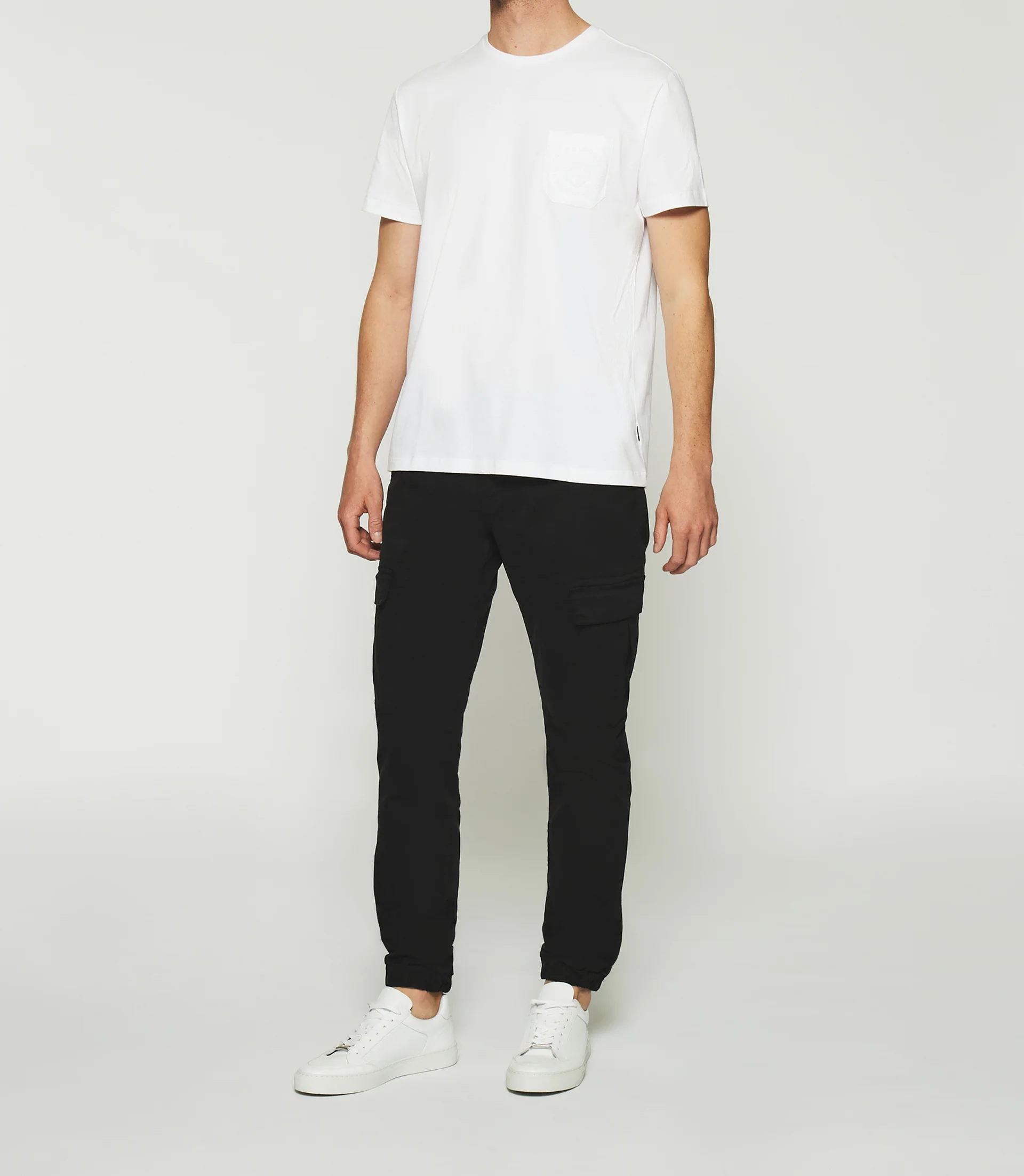 T-shirt Ă manches courtes uni blanc GABRIEL