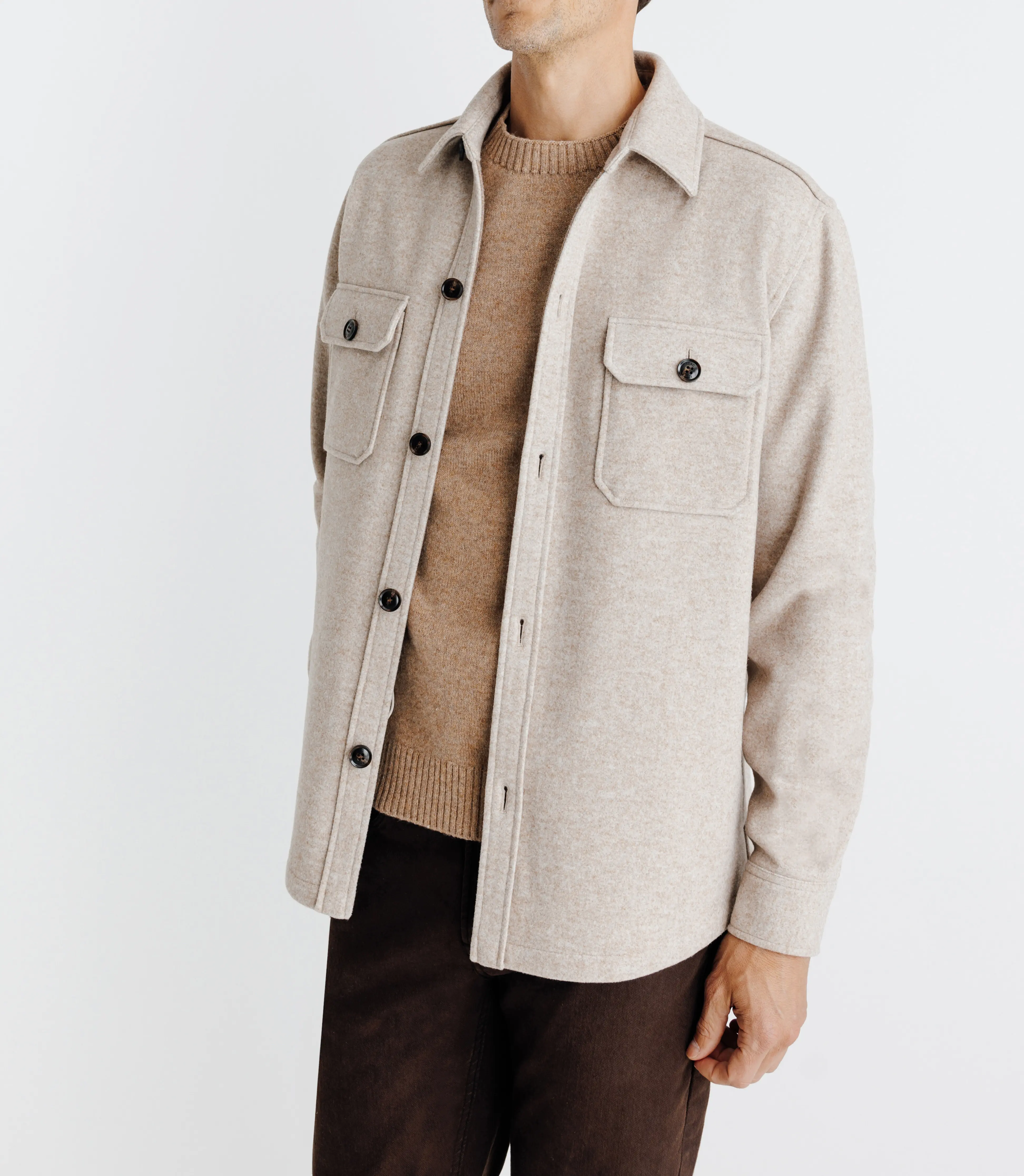 Veste avec poches beige - Image 4