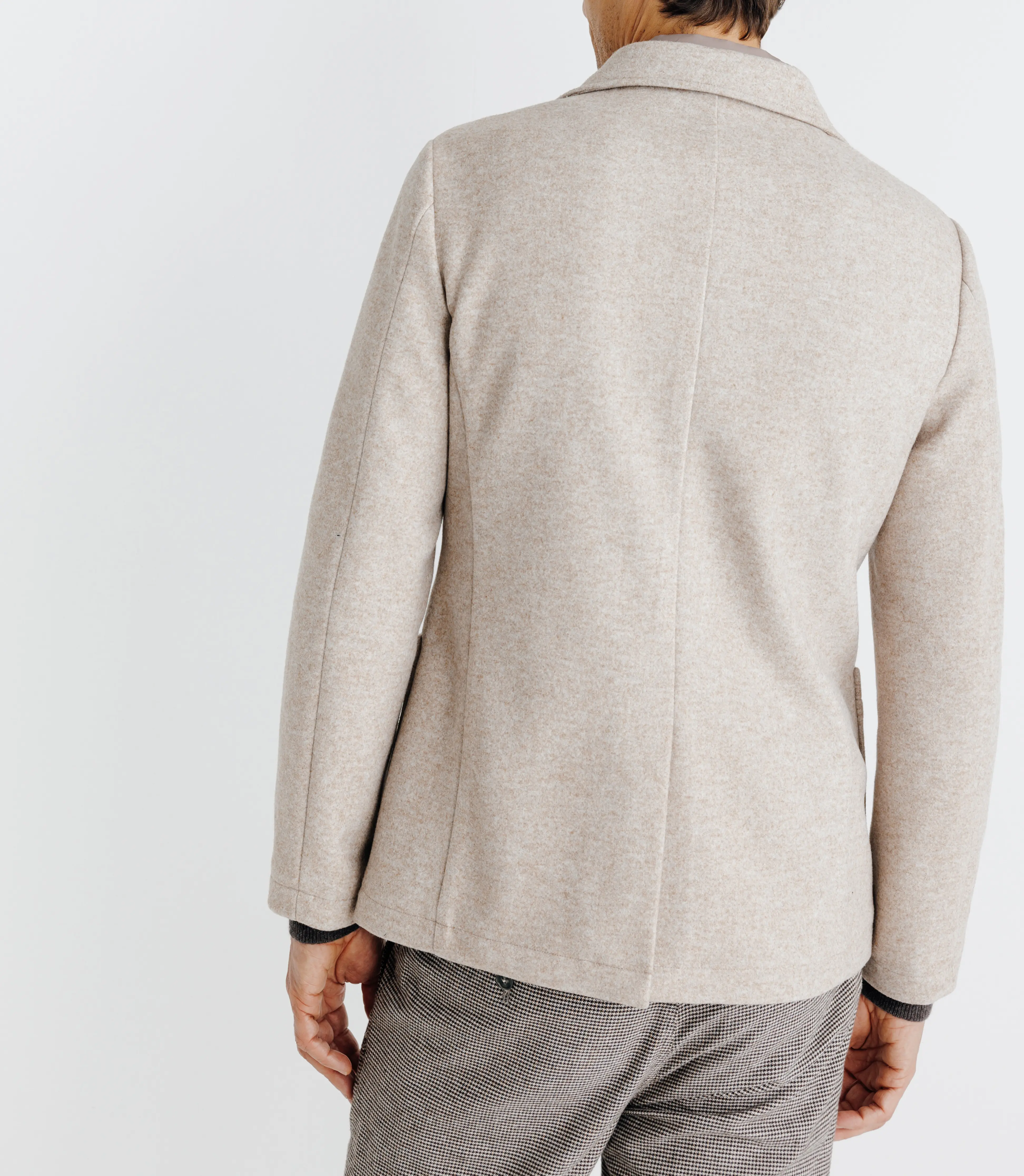 Veste avec parementure amovible beige - Image 4