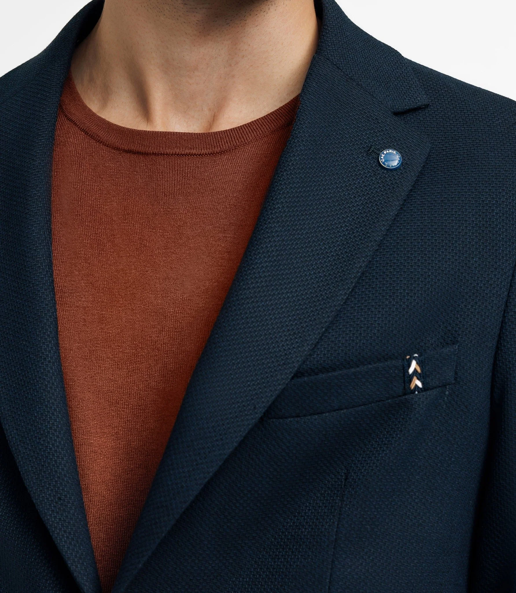 Veste casual marine - Image 4