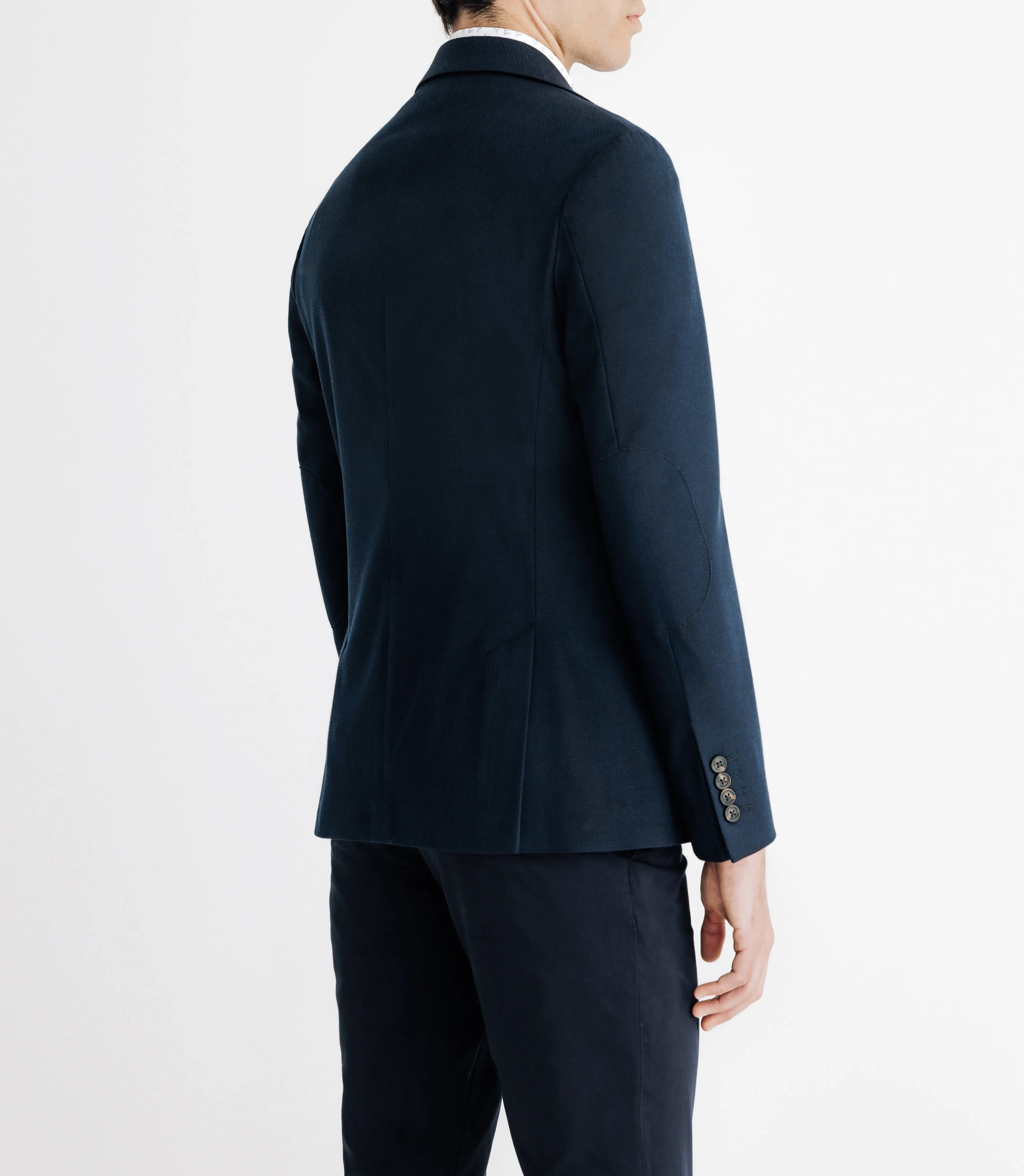 Veste casual 2 boutons marine - Image 7