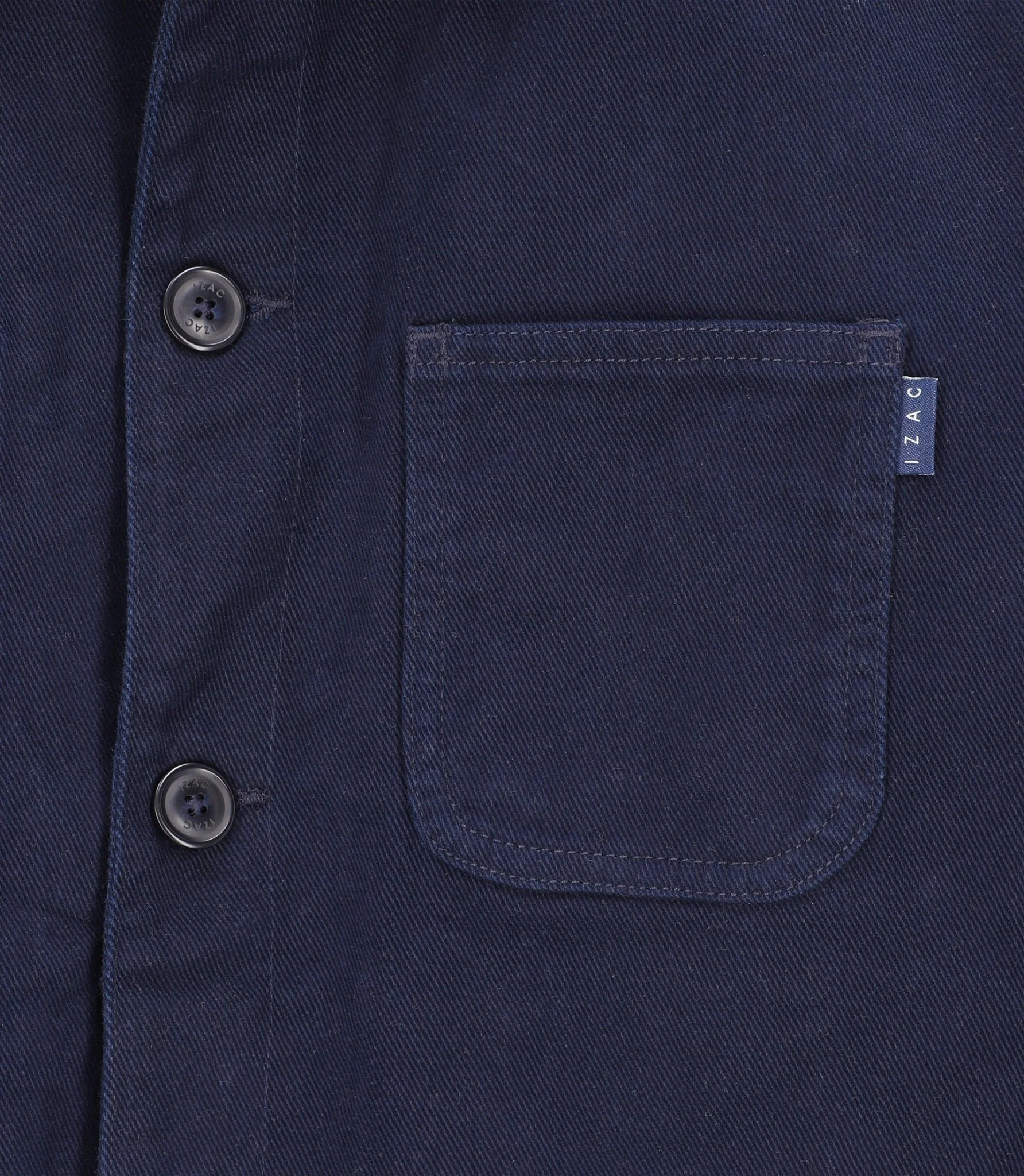 Veste casual en coton marine - Image 3