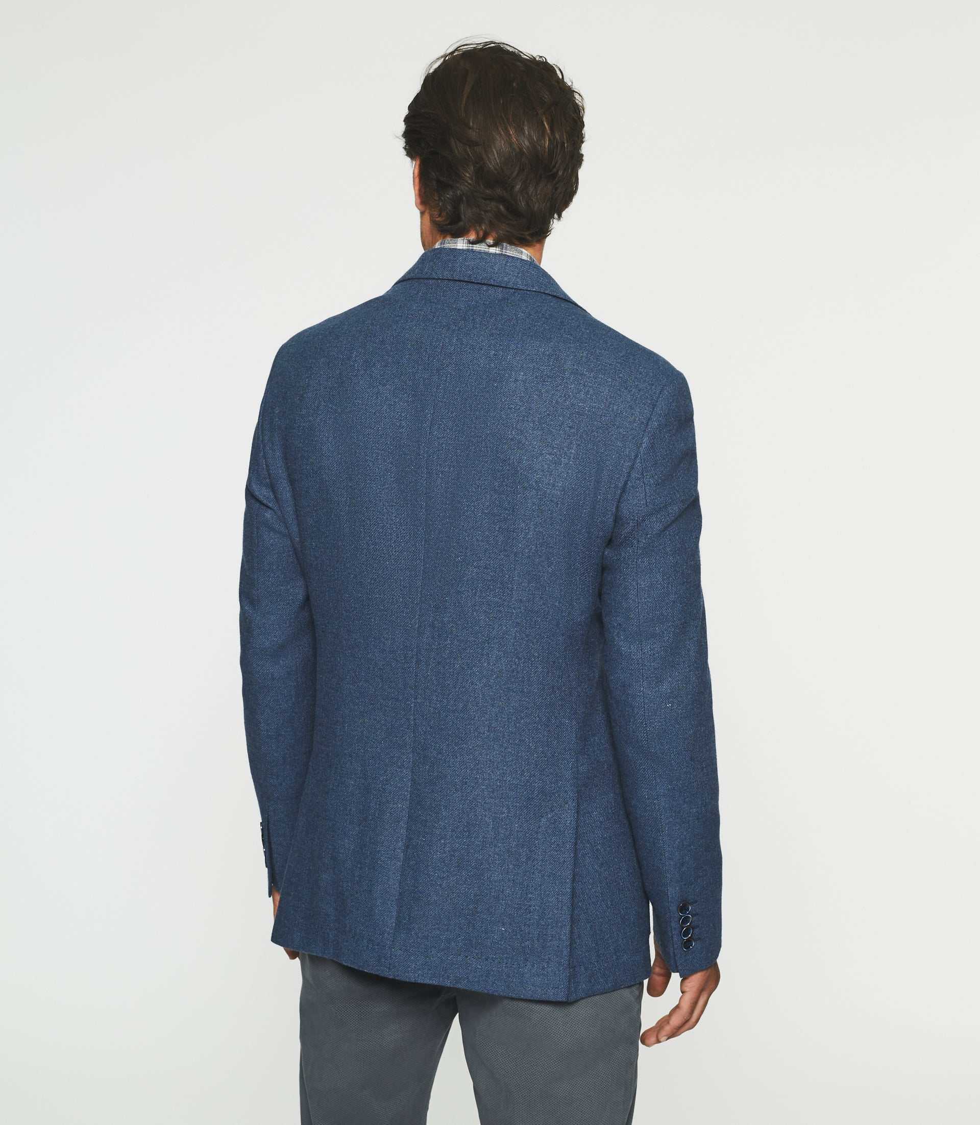Veste à deux boutons bleu indigo DOLCE - Image 4