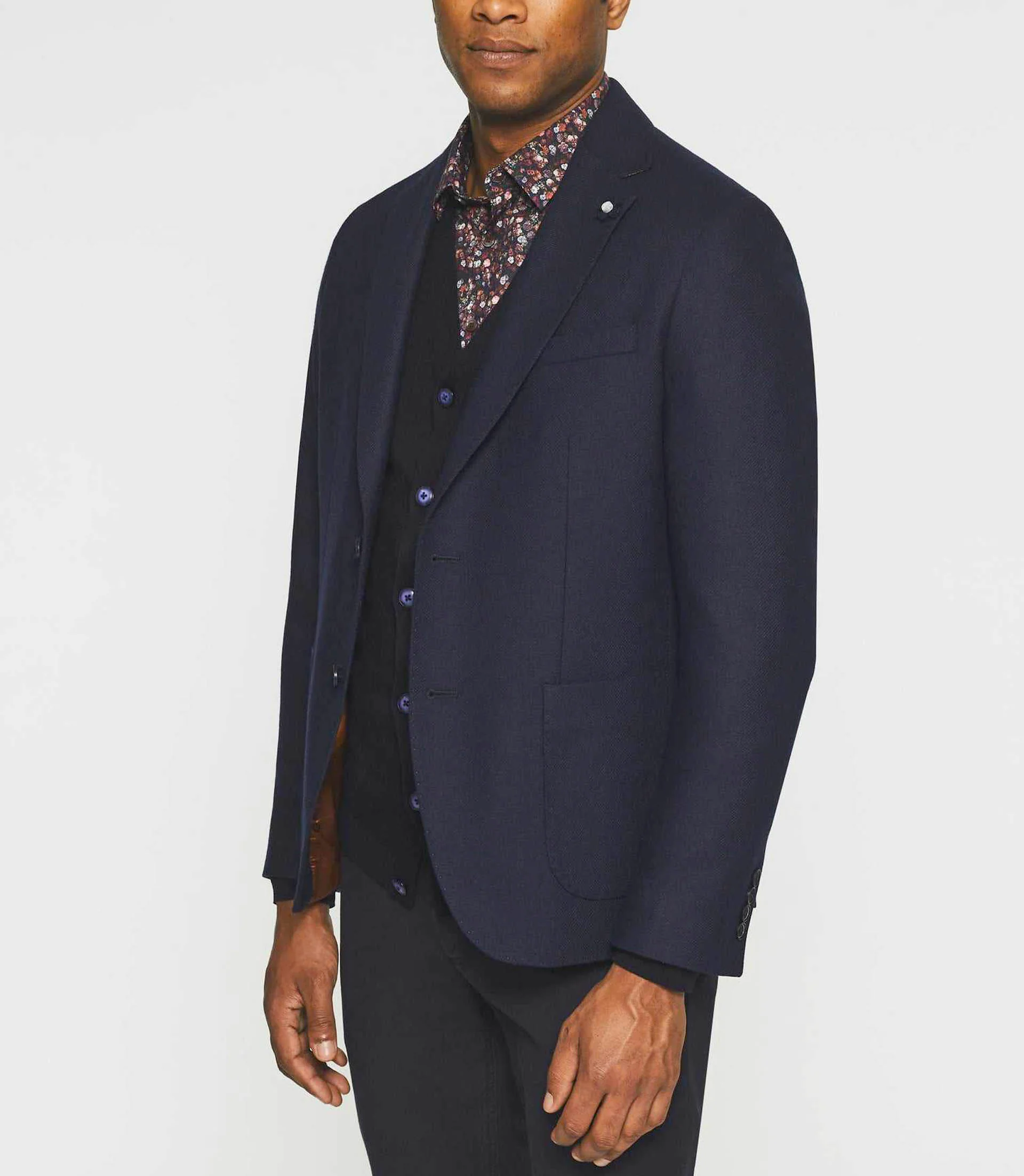 Veste à deux boutons marine DOLCE - Image 2