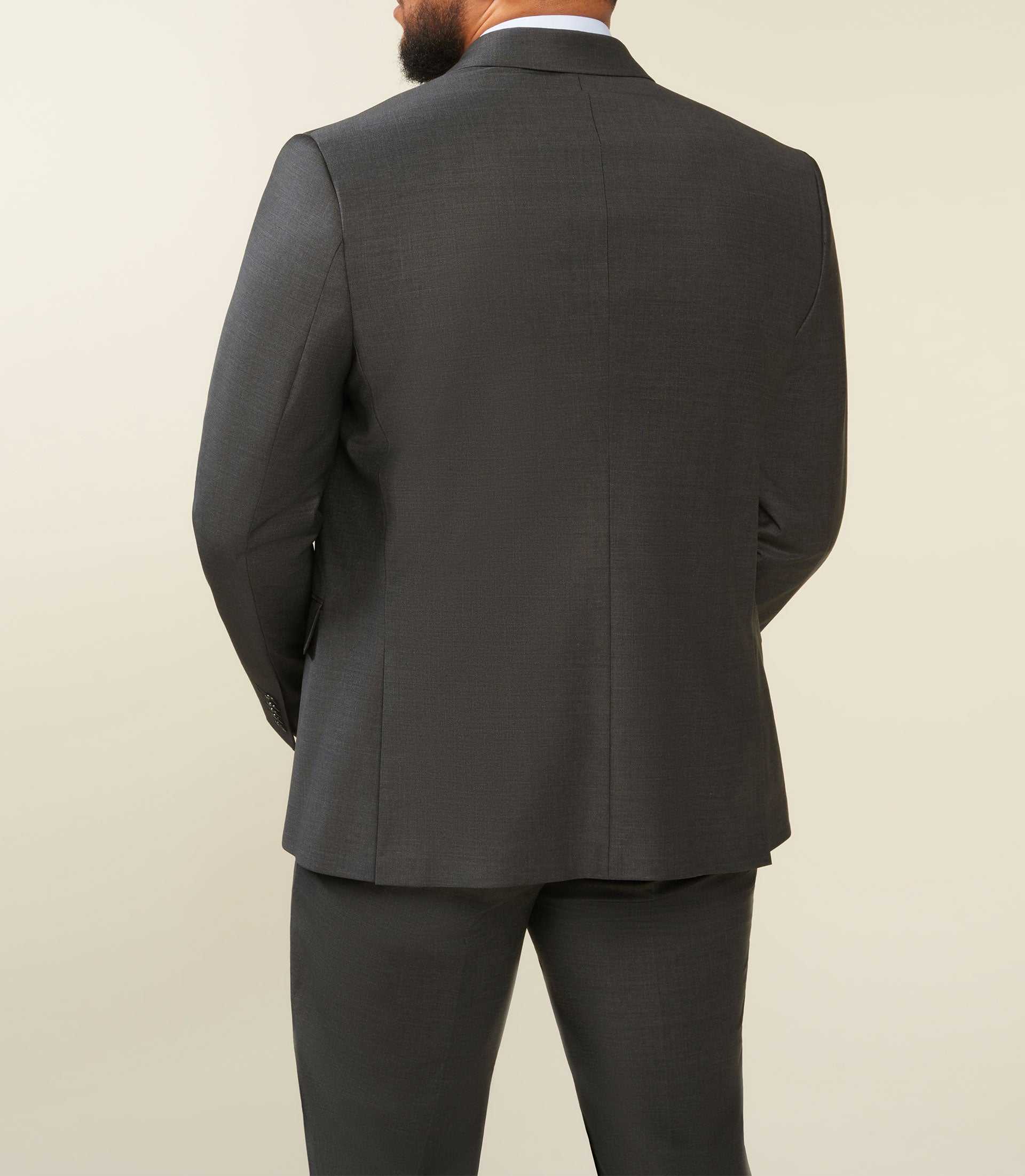 Veste ville en laine gris anthracite LIMONEBT - Image 4