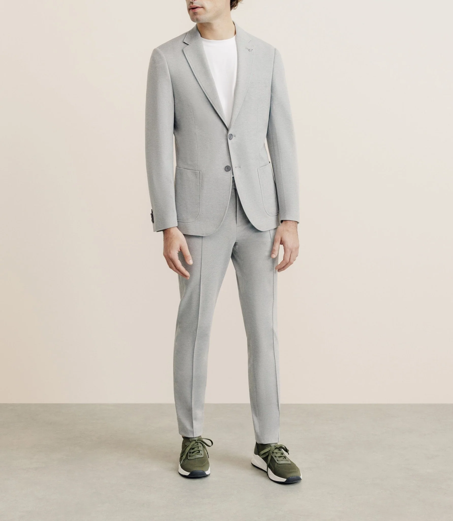 Veste en maille grise - Image 3