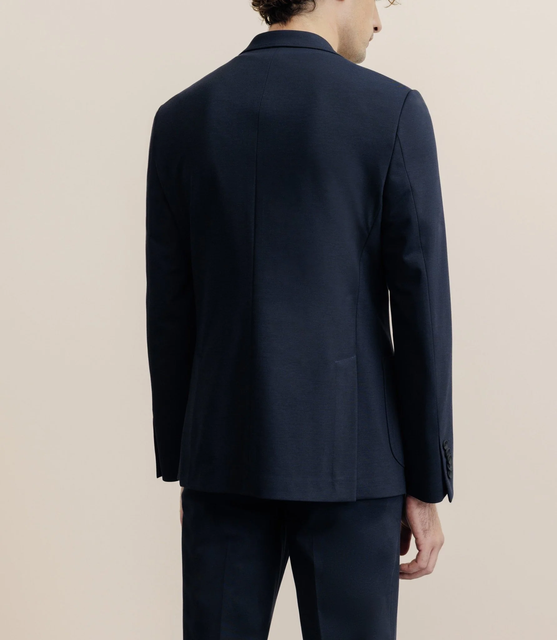 Veste en maille marine - Image 4