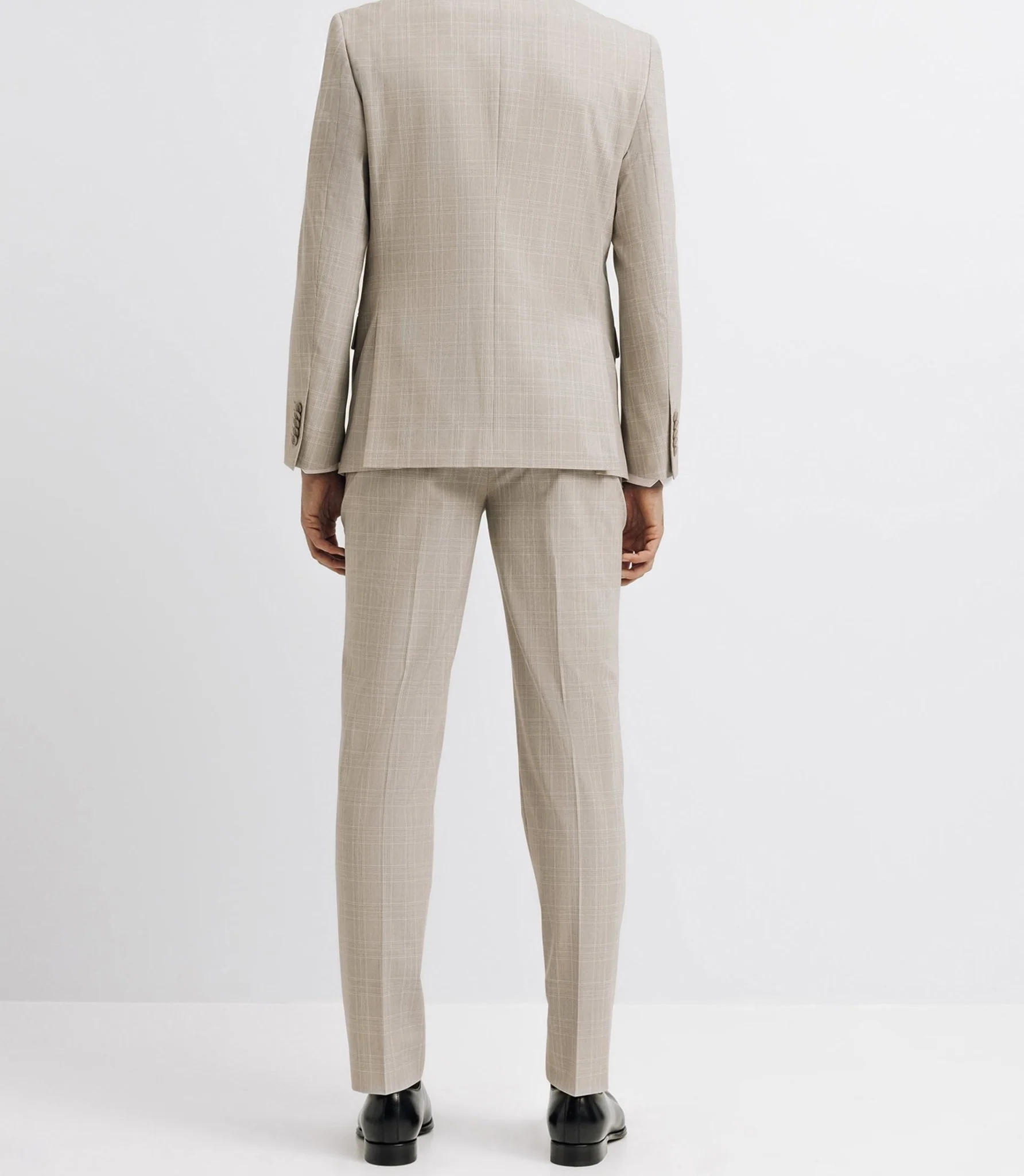 Veste ville séparable esprit prince de galles beige - Image 4