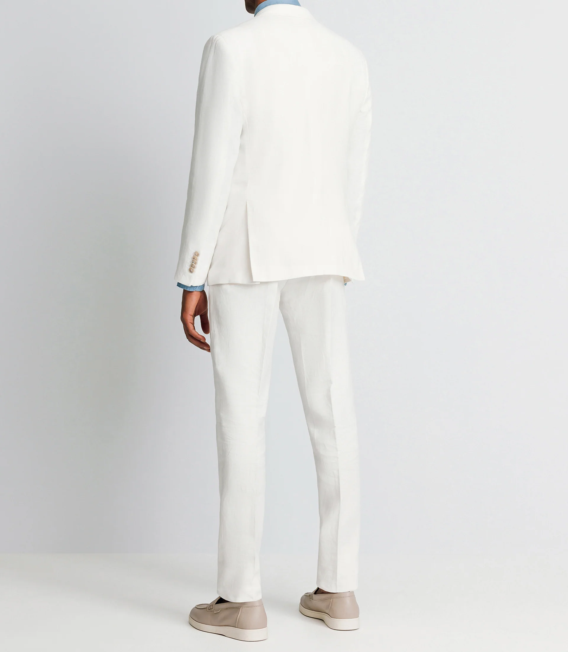 Veste en lin séparable blanche - Image 5