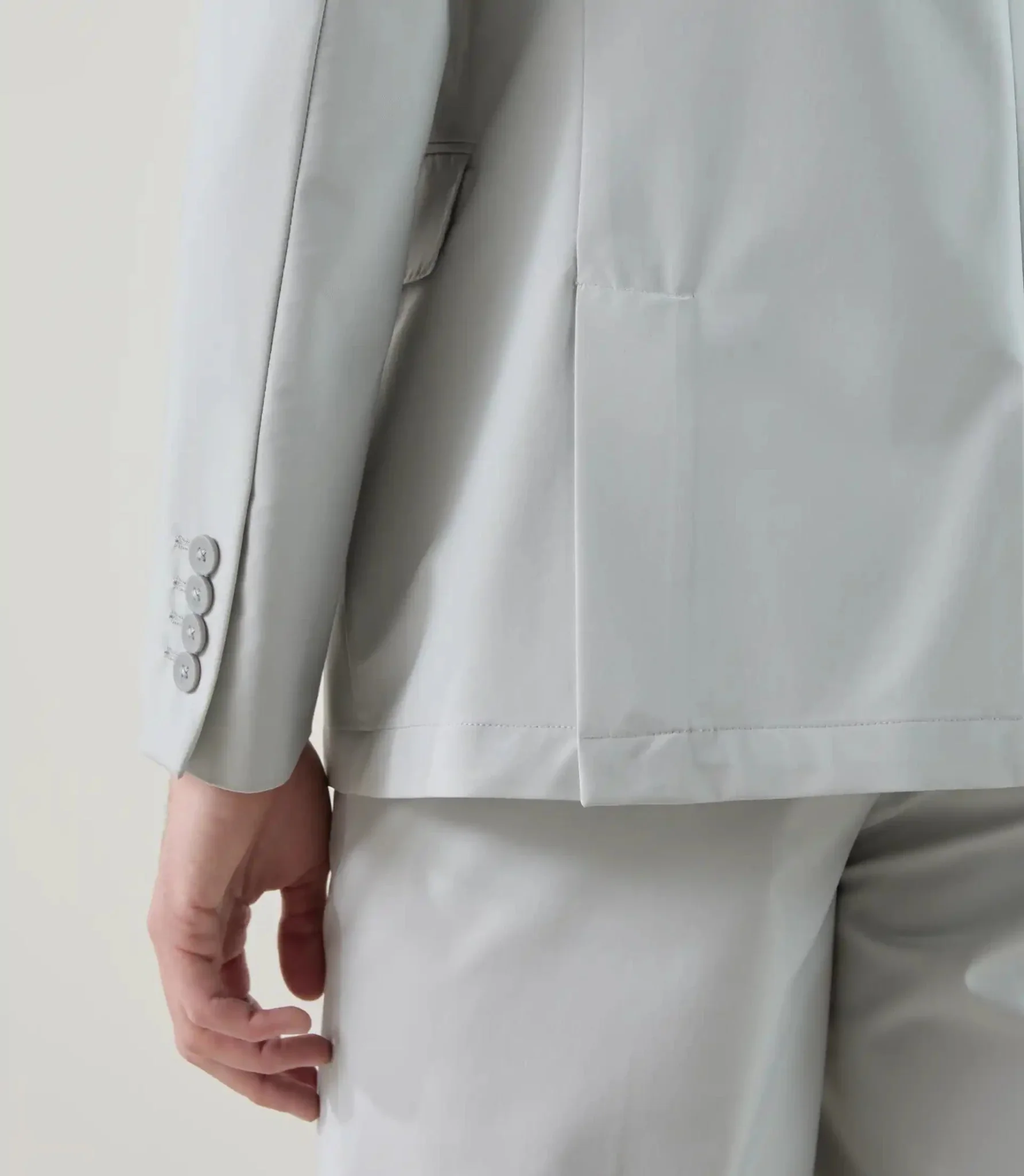 Veste ville technique gris clair - Image 5